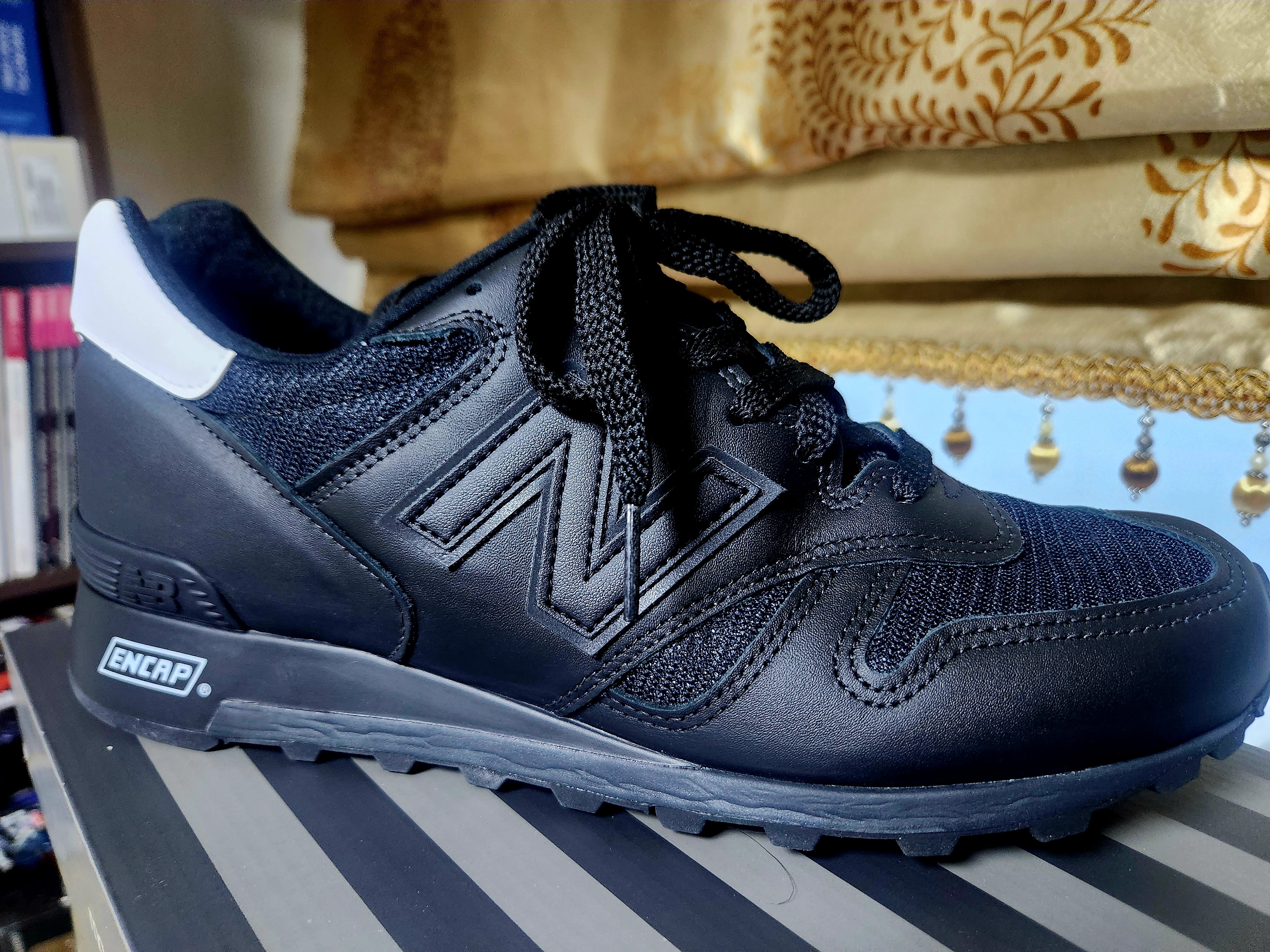 New Balance x WTAPS 1300 Made in USA Black White 착용 스타일