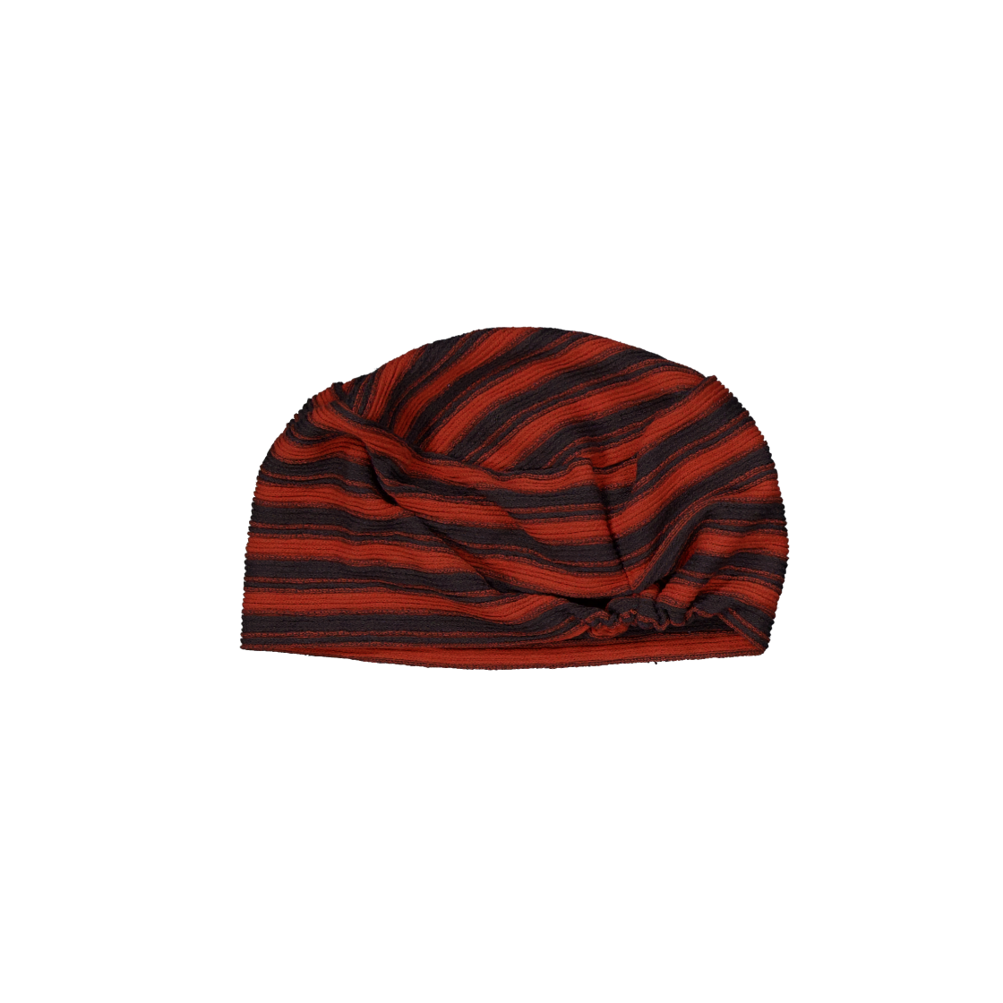 KS6BABN002OR Kookeesee Stripe Band Beanie Orange/Charcoal