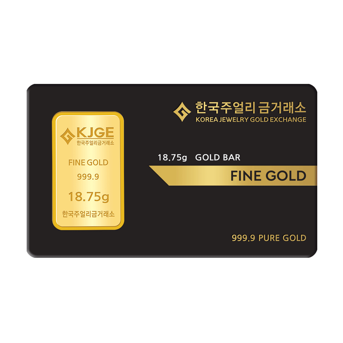 골드팡 24K 순금 시그니처 골드바 18.75g(GOLDPAND 24K Signature Gold Bar 18.75g)