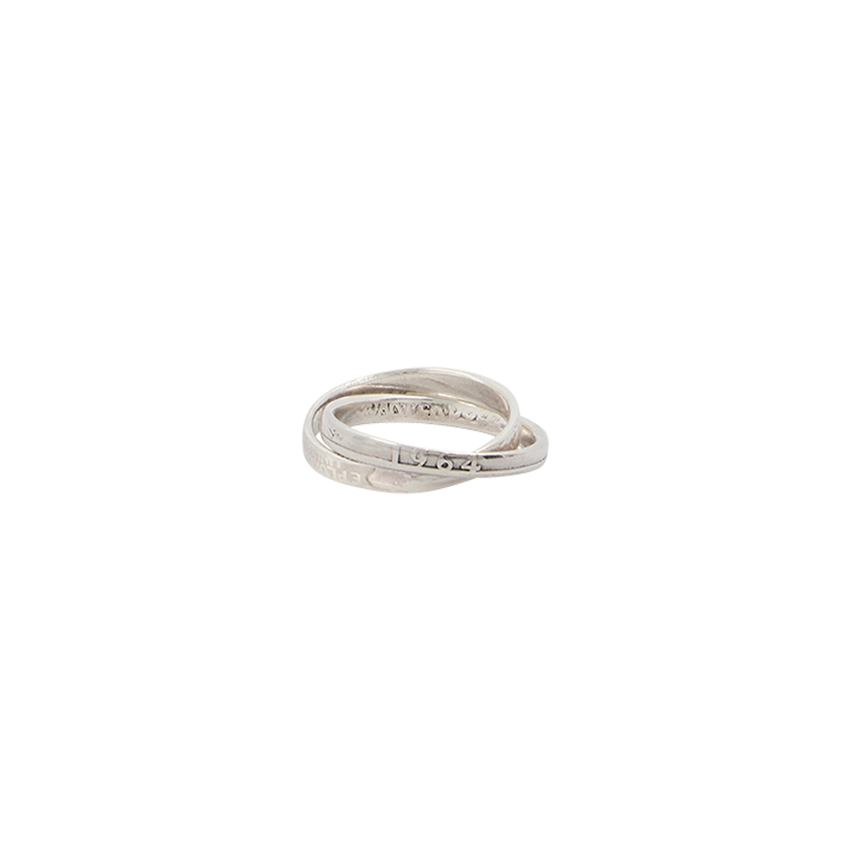 포크 바이 앤 투 링 25 센트 & 1 달러 코인 실버 - 26SS(Folk/N Two Rings 25 Cent & 1 Dollor Coin Silver - 26SS)