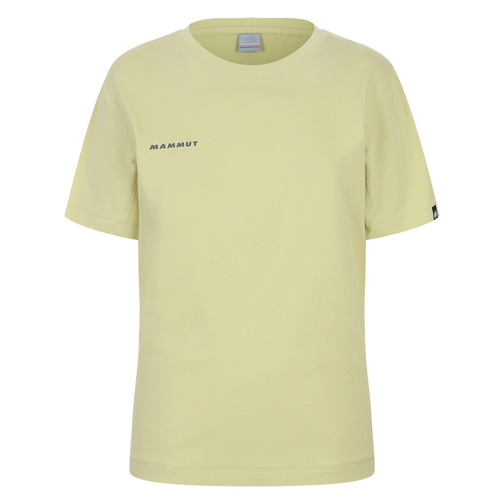 마무트 노 실링 티셔츠 우먼 옐로우(MAMMUT No Ceiling T-Shirt Women Yellow)