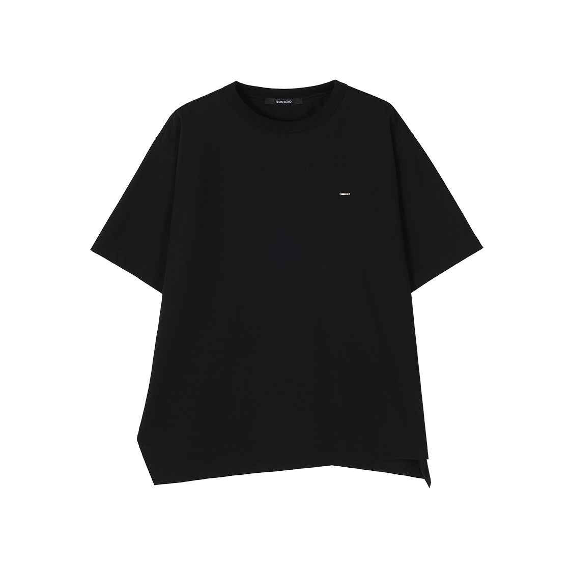 송지오 컬렉션 어시메트릭 폴립티크 티셔츠 블랙(SONGZIO COLLECTION Asymmetric Polyptych T Shirt Black) - 2