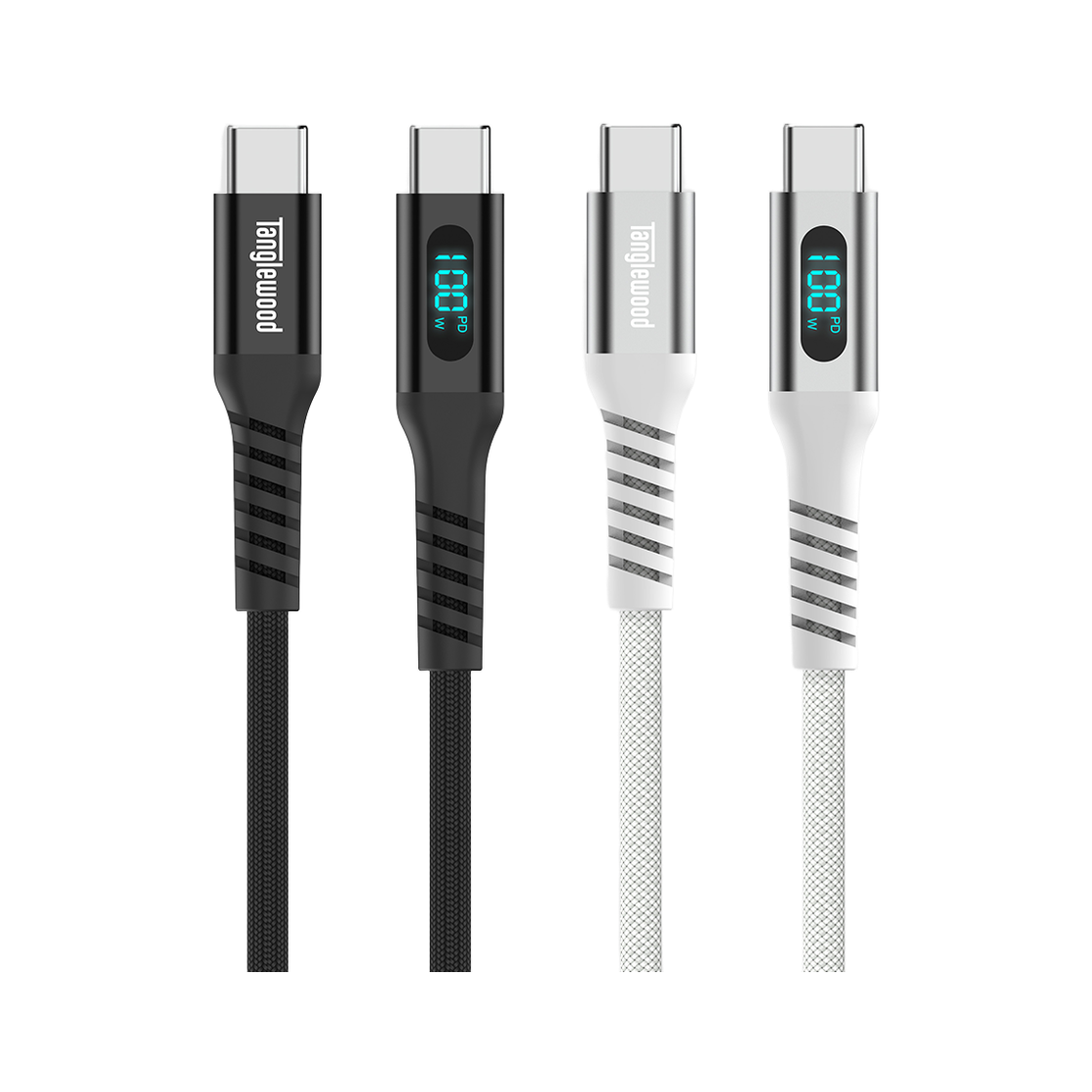탱글우드 C to C LED 케이블 100W 2m(Tanglewood USB-C to USB-C LED Cable 100W 2m)
