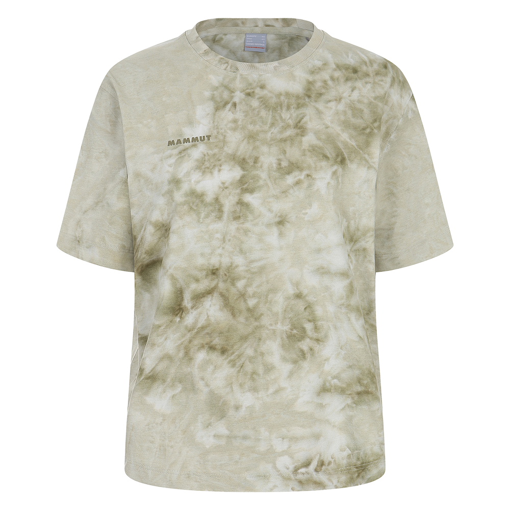 마무트 타이다이 그라나이트 티셔츠 우먼 카키(MAMMUT Tye-Dye Garantie T-Shirt Women Khaki)