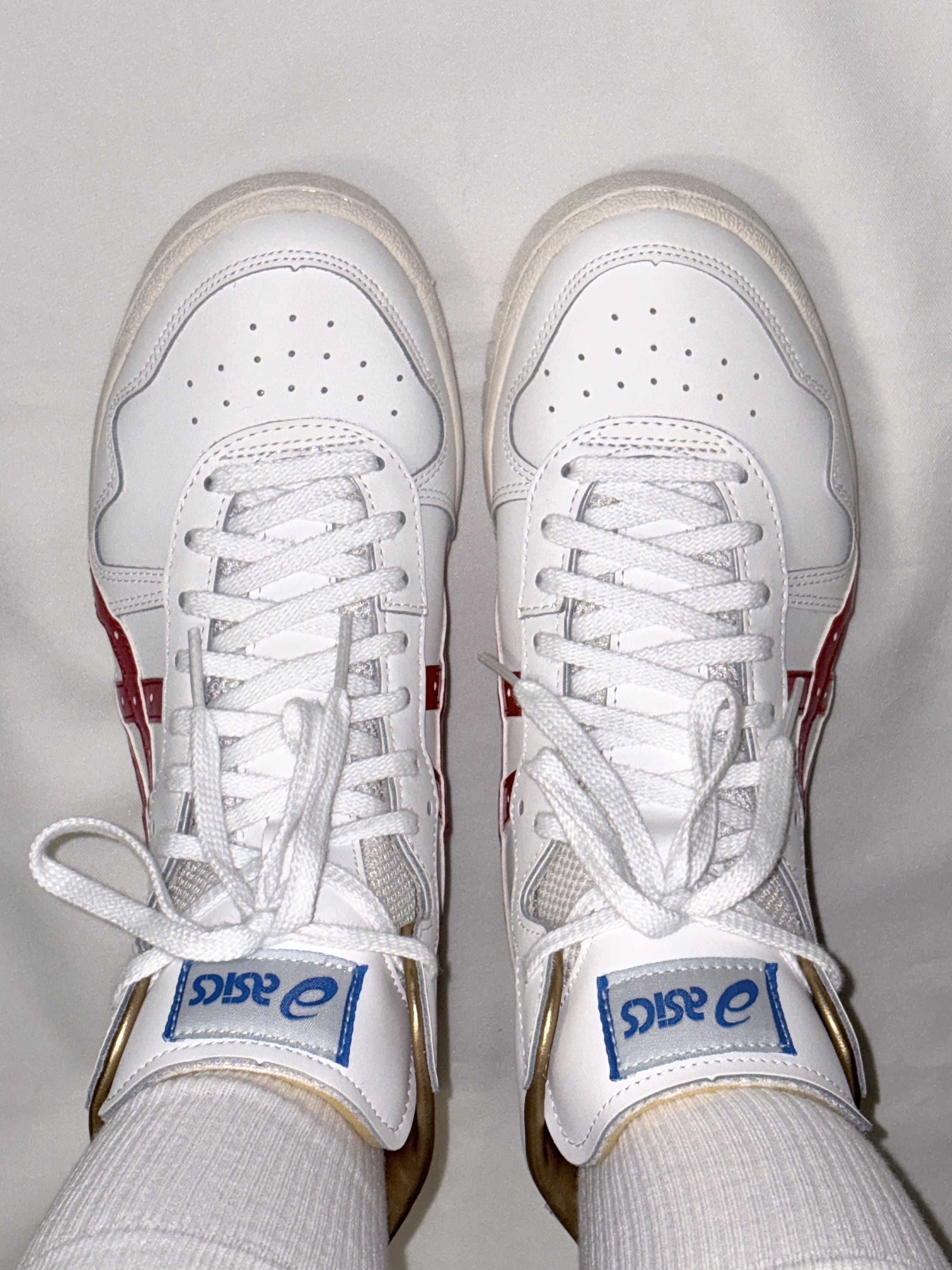 Asics Japan L Retro White Red, The First Slam Dunk One And Only Shohoku Starting Member Jeong Daeman 착용 스타일 - 4