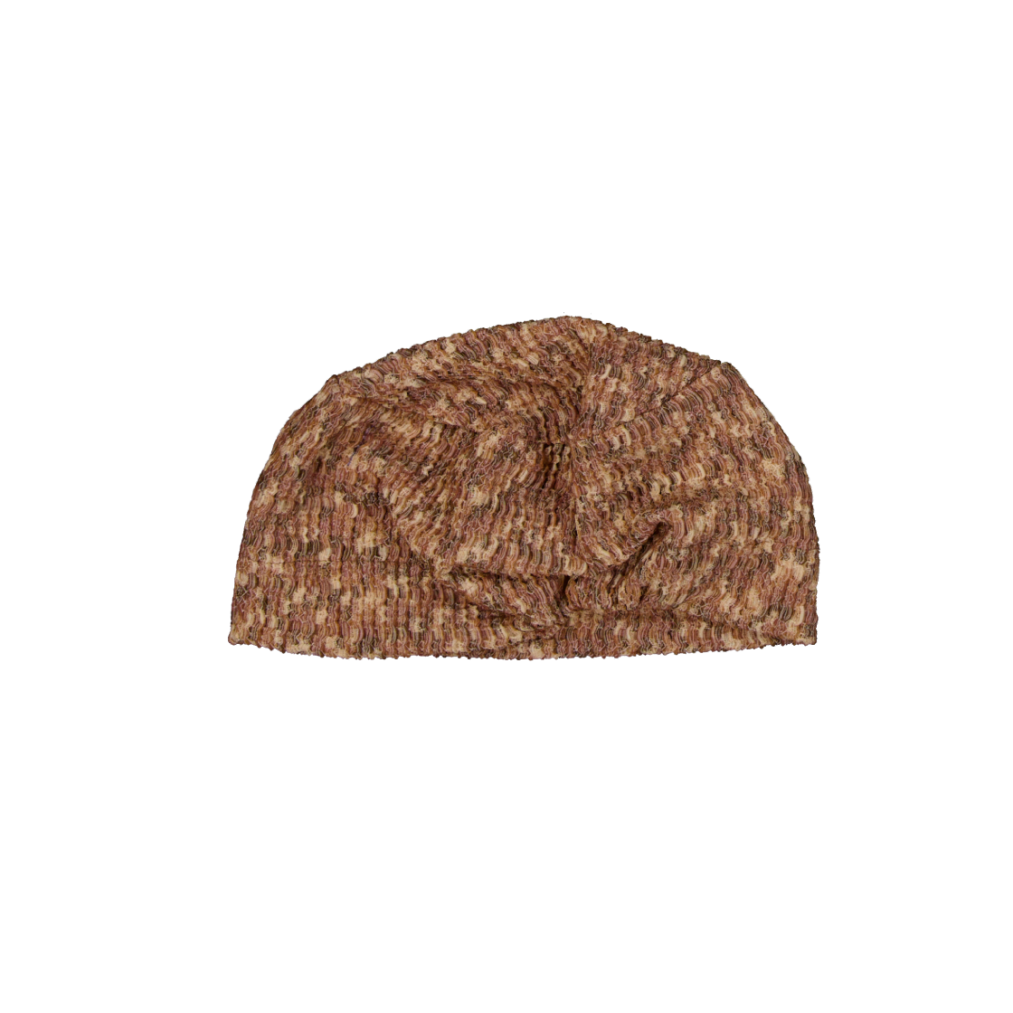 KS6BABN001BE Kookeesee Wrinkle Band Beanie Marble Beige