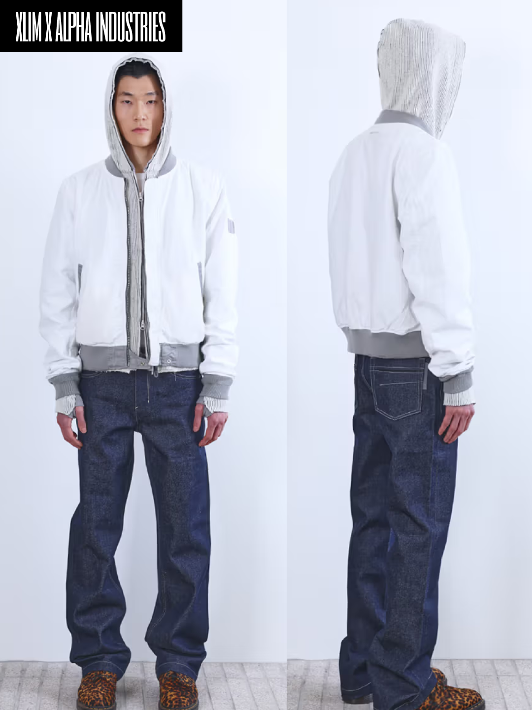 Xlim x Alpha Industries Ep.9 03 Jacket Light Gray 착용 스타일 - 3