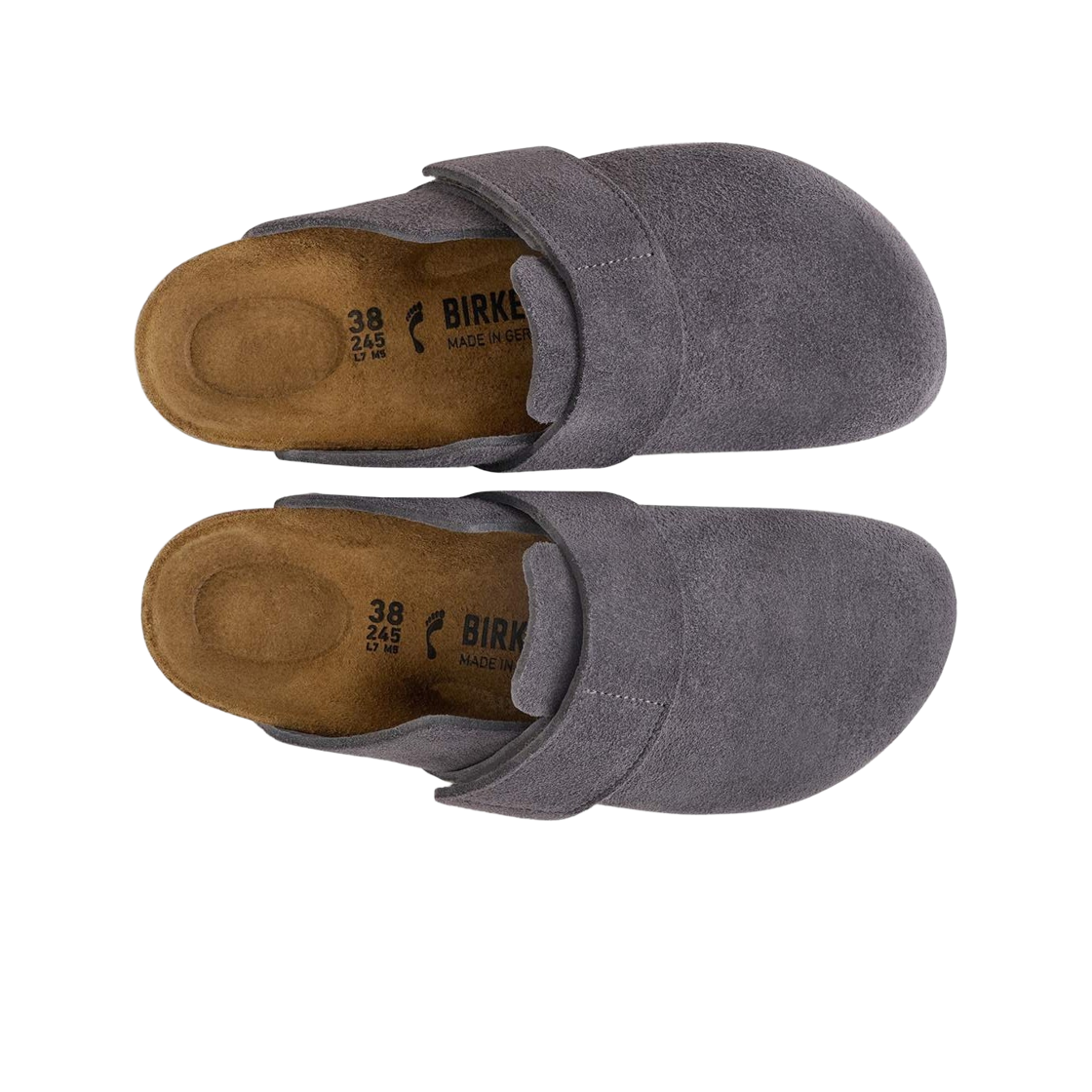 버켄스탁 로마 스웨이드 레더 차콜 - 내로우(Birkenstock Loma Suede Leather Charcoal - Narrow) - 2