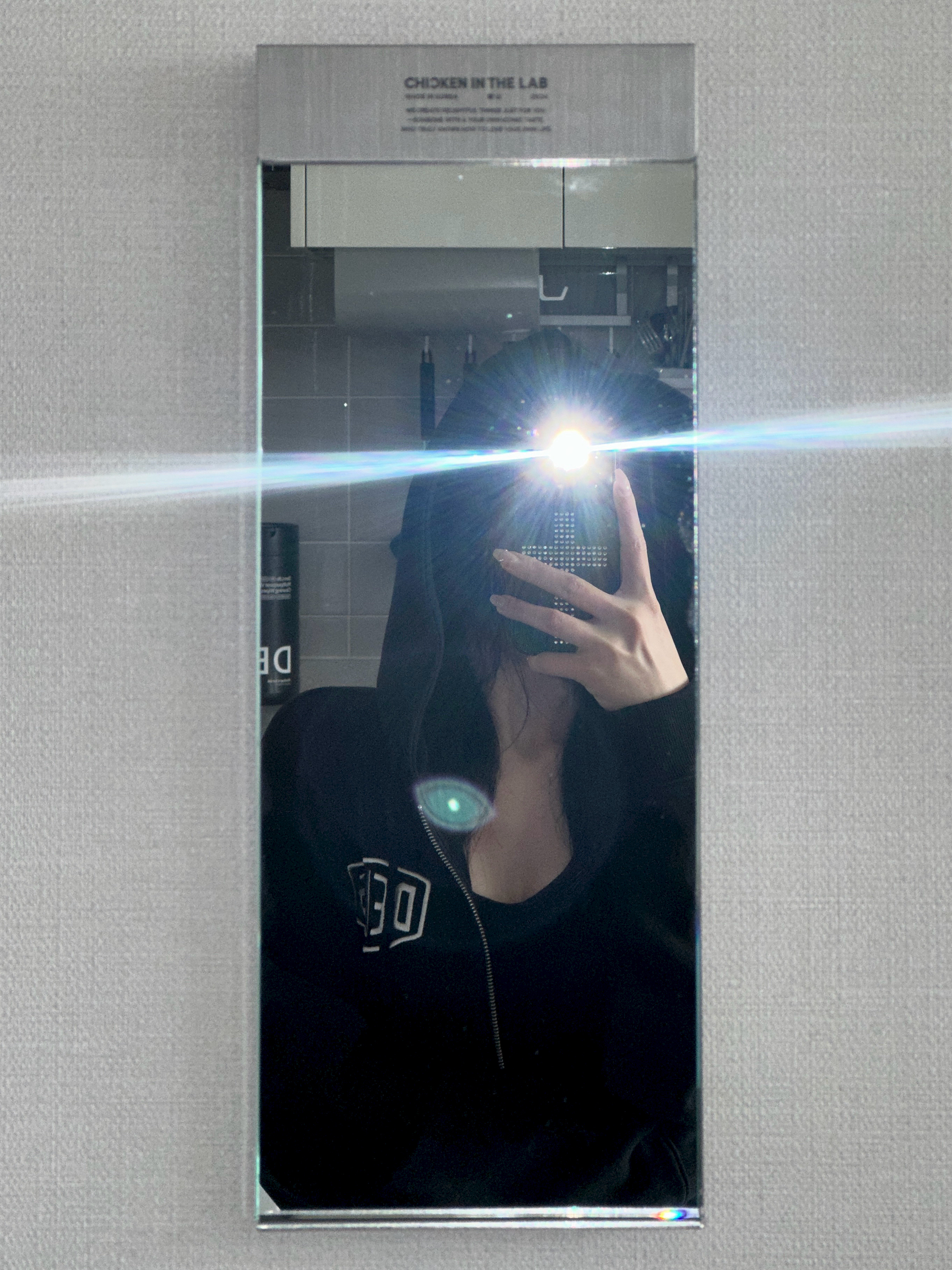 Deus Ex Machina College Address Hoodie Zip Up Black 착용 스타일