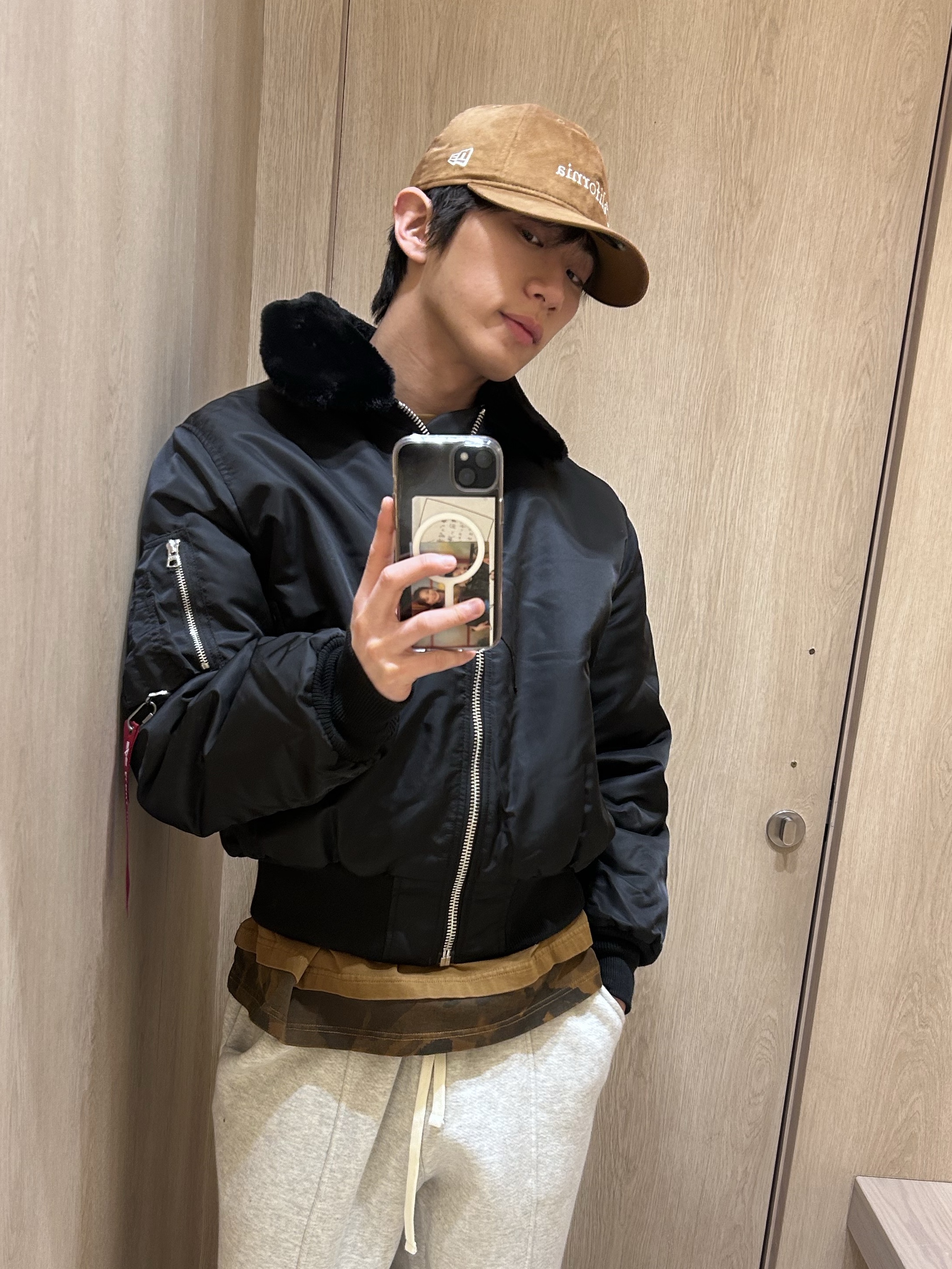 California General Store x New Era FK Sed Cap Medium Brown - 25FW 착용 스타일 - 3
