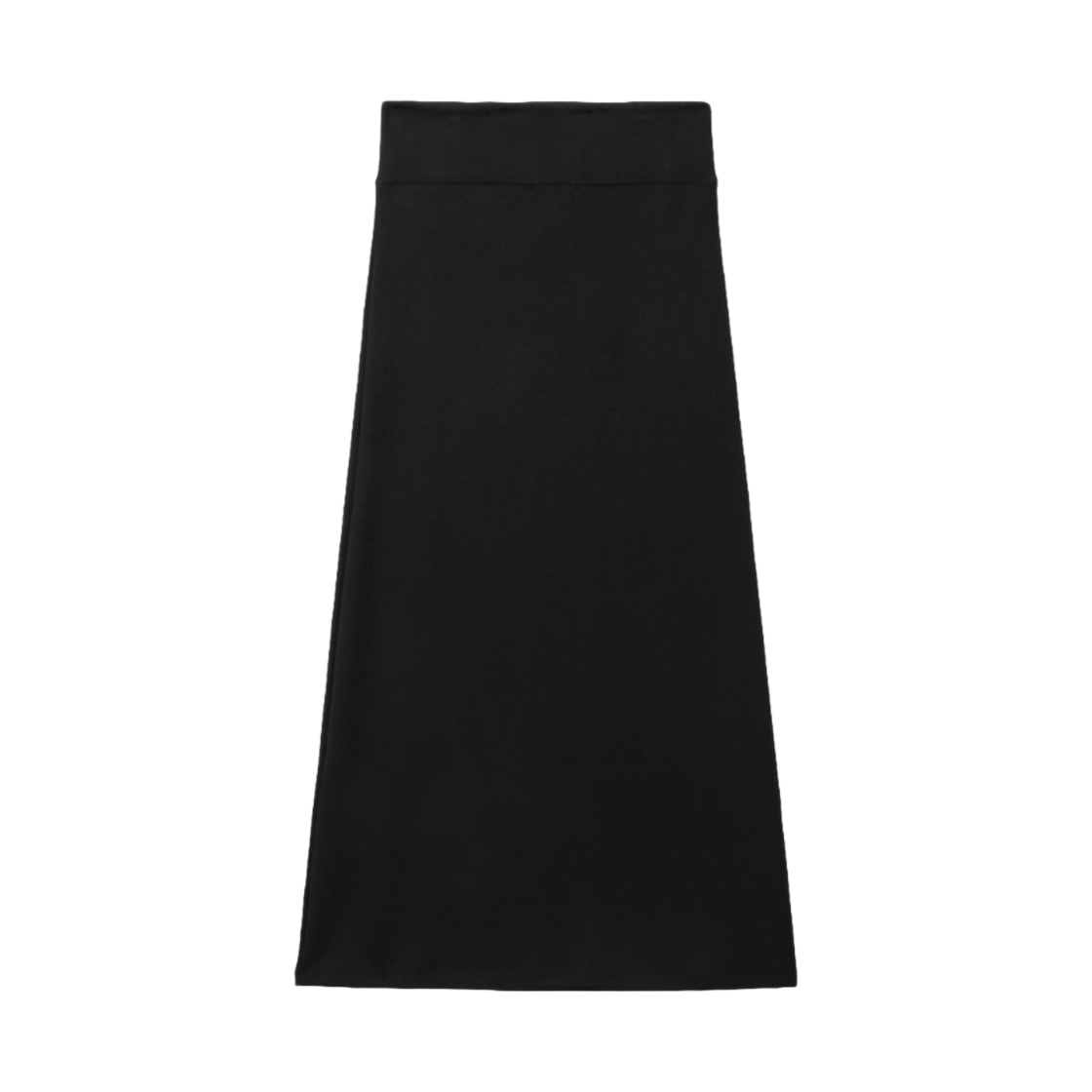 슬릭글로우 로고 스웨트 맥시 롱 스커트 블랙(SLEEKGLOW Logo Sweat Maxi Long Skirt Black) - 2