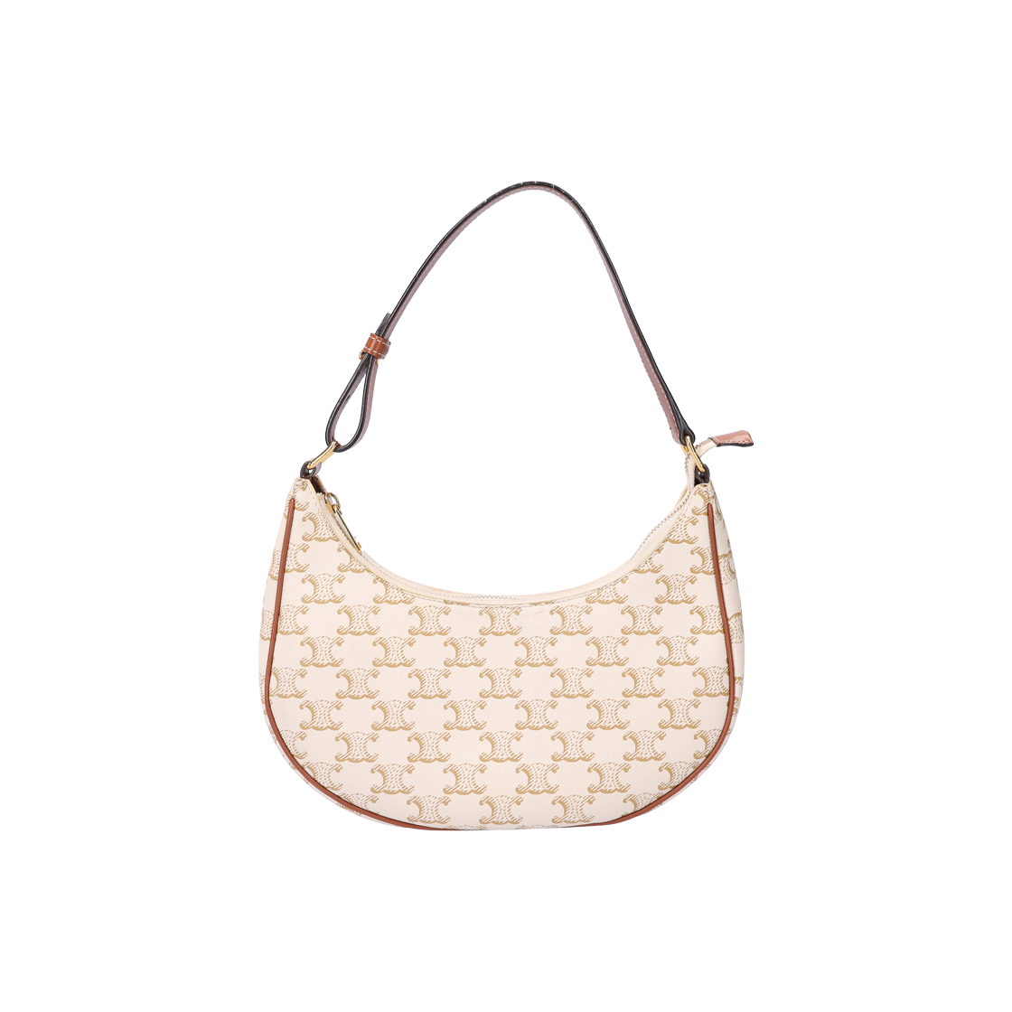 ITP6PLSFMOLJ Celine 193952BZJ Ava Bag Triomphe Canvas & Calfskin White