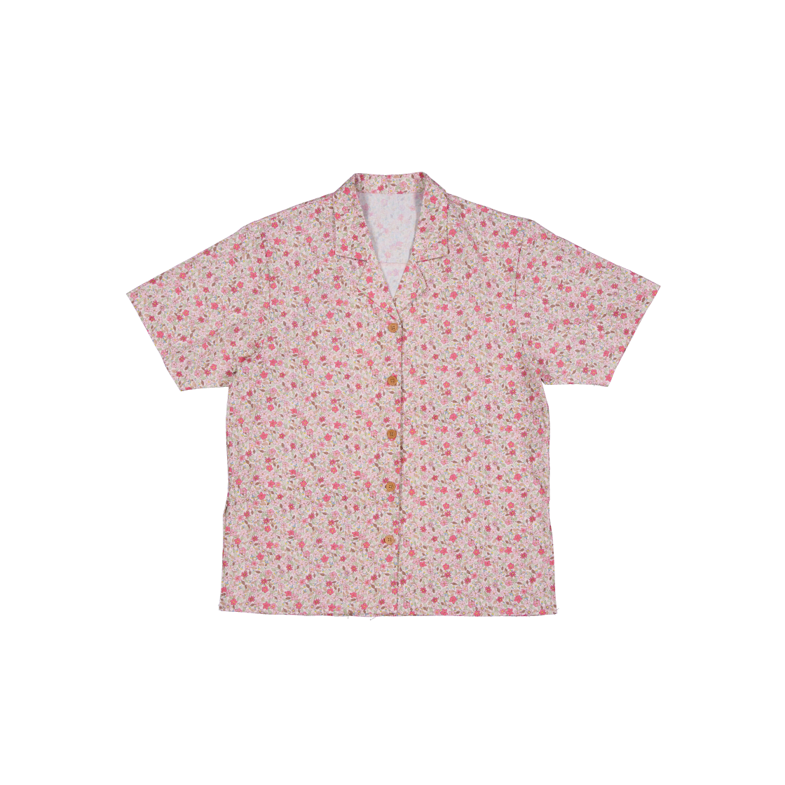 쿠키시 와일드 플라워 도쿄 셔츠 핑크(Kookeesee Wild Flower Tokyo Shirt Pink)
