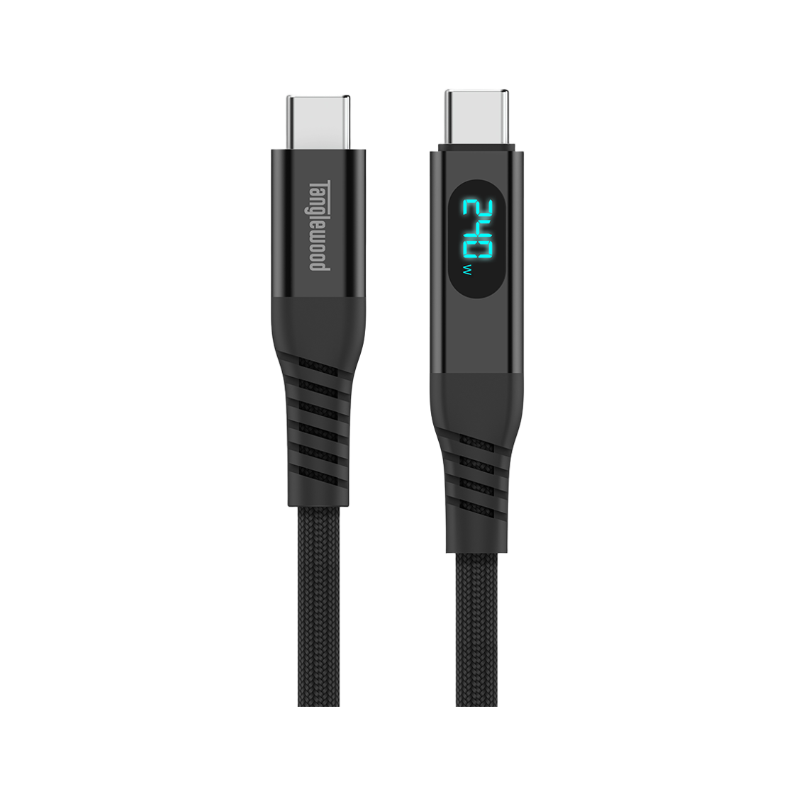 탱글우드 C to C LED 케이블 240W 20Gbps 2m(Tanglewood USB-C to USB-C LED Cable 240W 20Gbps 2m) - 3