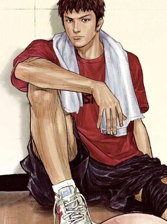 Asics Japan L Retro White Red, The First Slam Dunk One And Only Shohoku Starting Member Jeong Daeman 착용 스타일 - 6