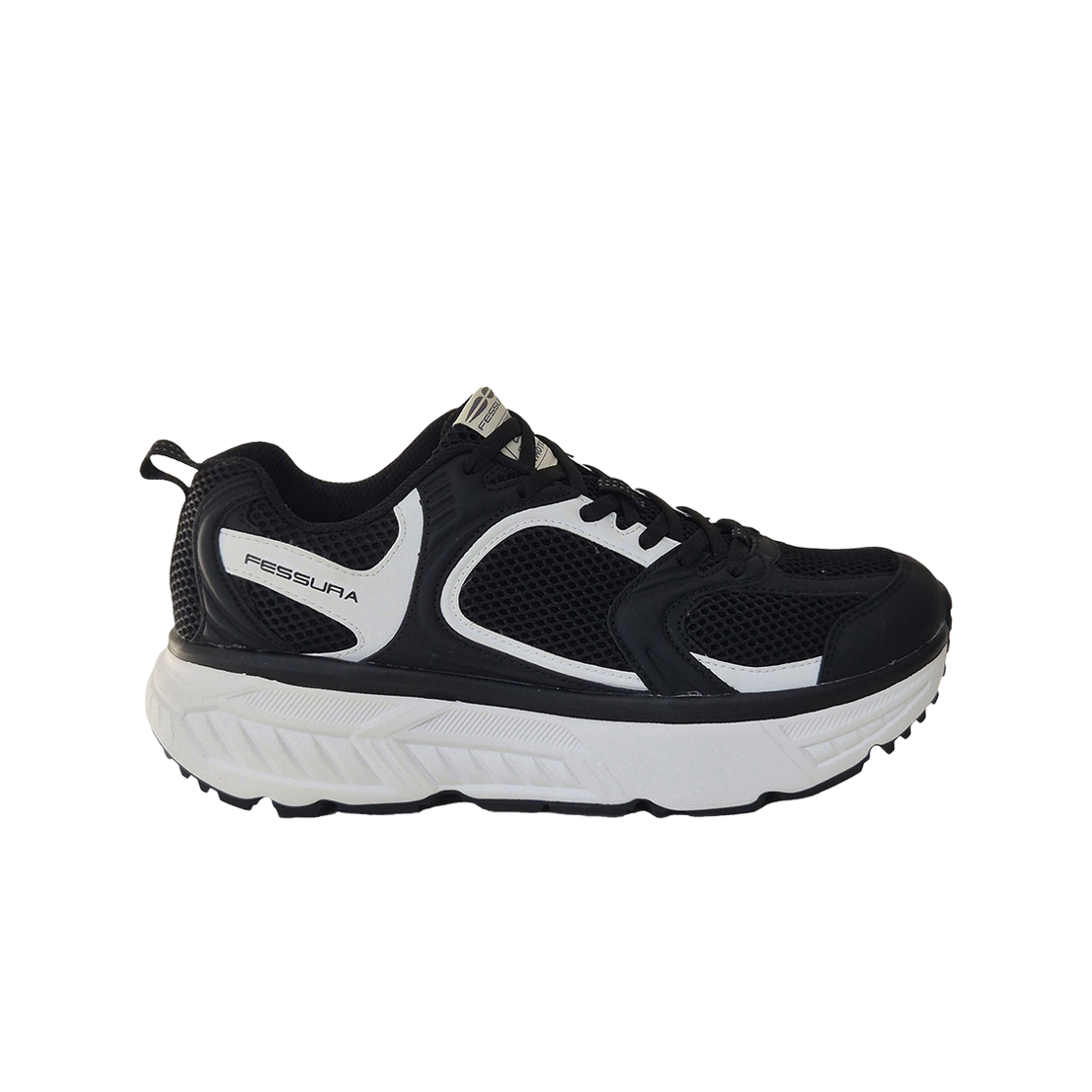 페슈라 TRAIL DVL 데일리 카본 트레일화 블랙 화이트(FESSURA TRAIL DVL Daily Carbon Trail Shoes Black White)
