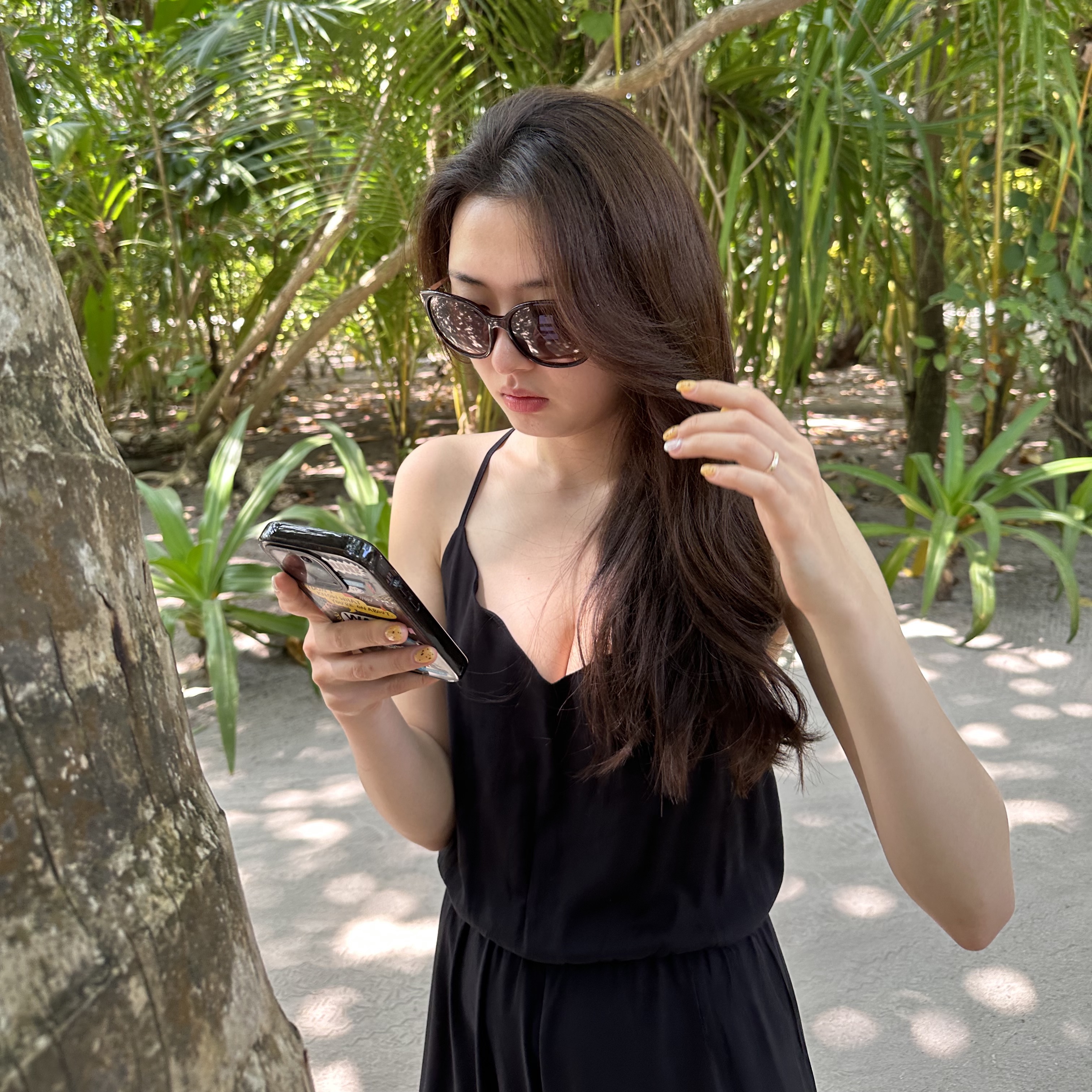 Gucci Sunglasses L444740 착용 스타일 - 1