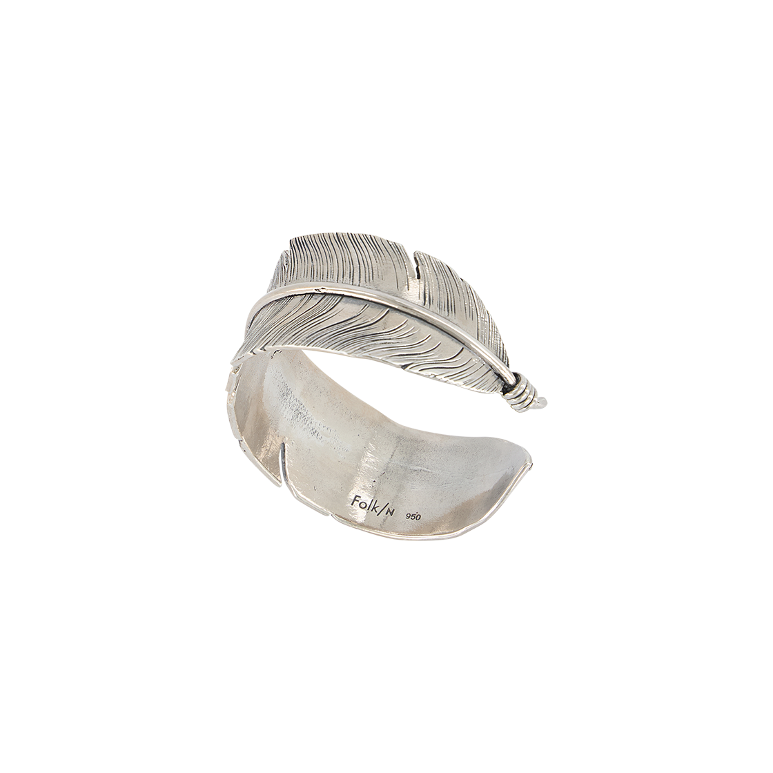 [KREAM 단독] 포크 바이 앤 페더 뱅글 실버 - 26SS([KREAM 단독] Folk/N Feather Bangle Silver - 26SS) - 4