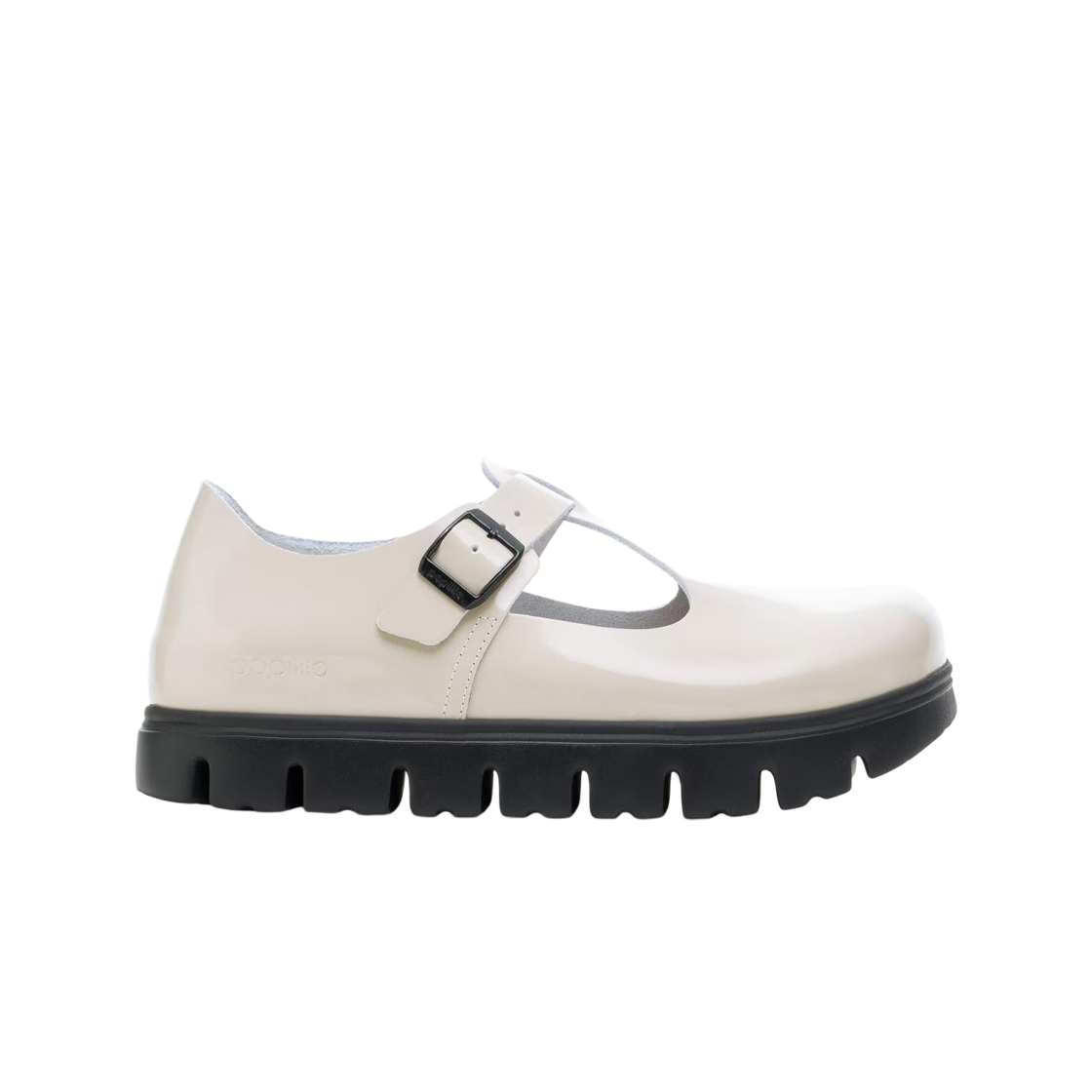 (W) 버켄스탁 파리 청키 내츄럴 레더 오이스터 - 내로우((W) Birkenstock Paris Chunky Natural Leather Oyster - Narrow) - 1