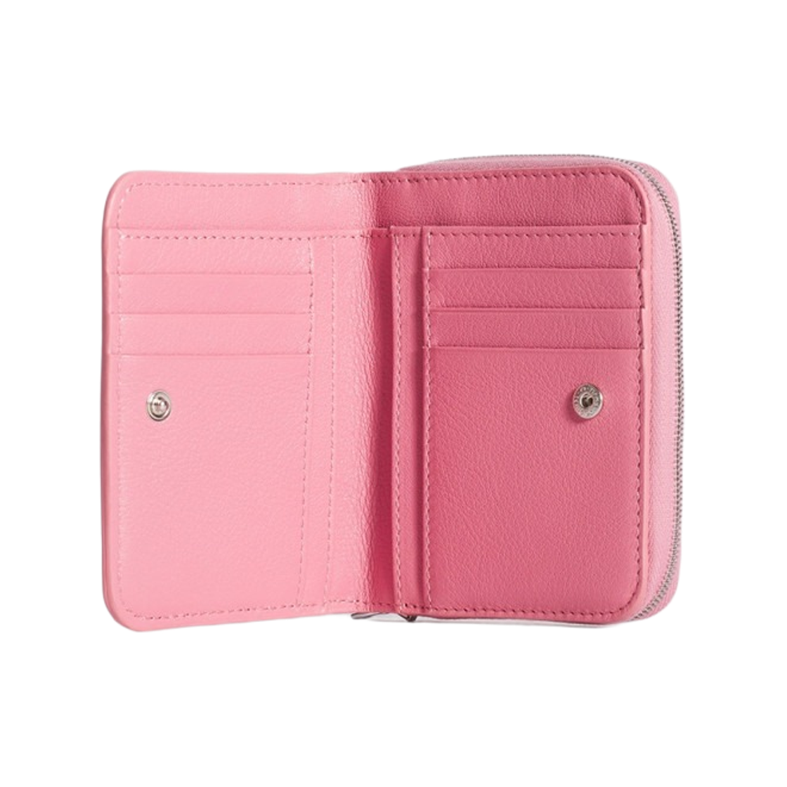 메종 키츠네 프로파일 폭스 스몰 레더 지퍼 월렛 프레이즈(Maison Kitsune Profile Fox Small Leather Zipped Wallet Fraise) - 3