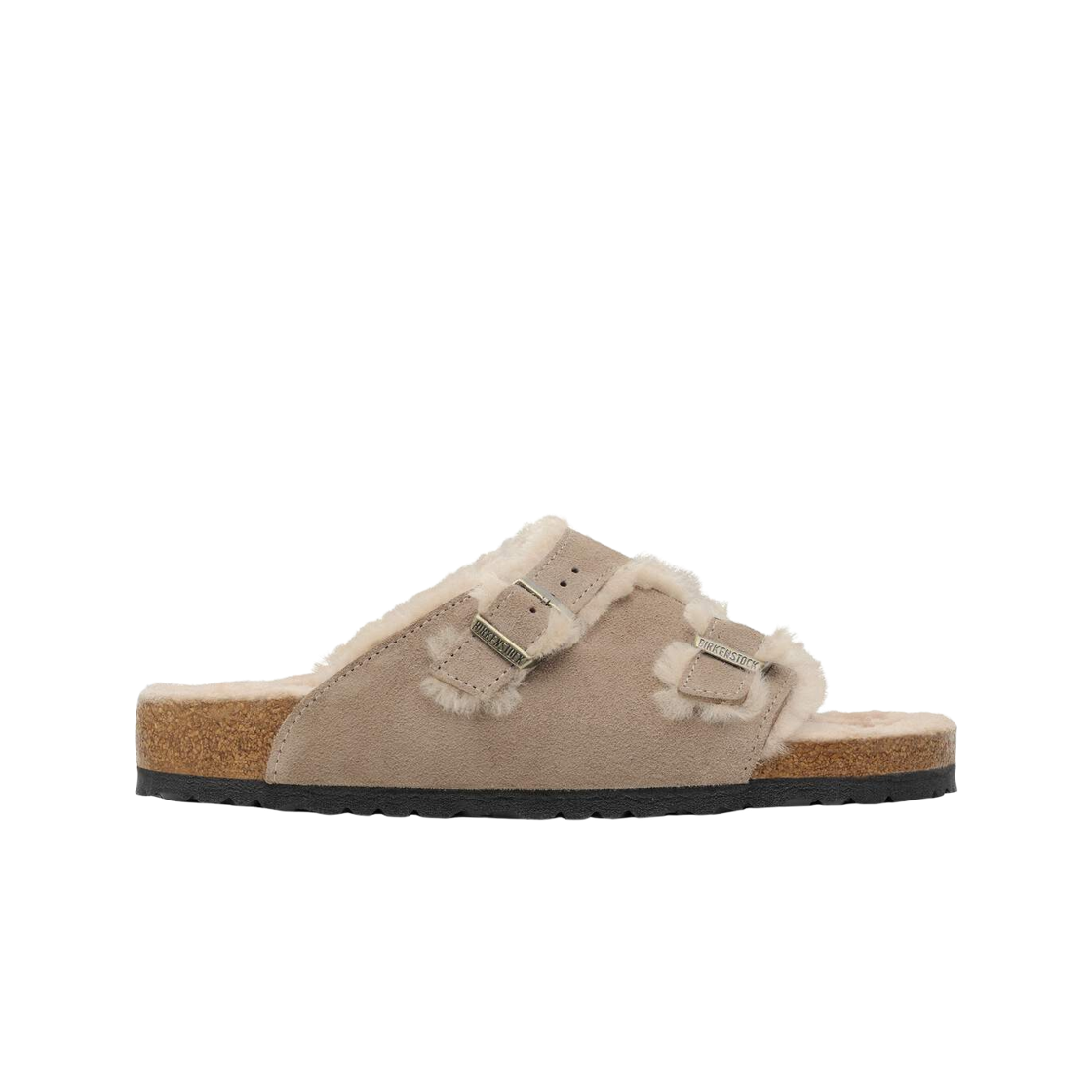버켄스탁 취리히 램스킨 스웨이드 레더 토프 - 레귤러(Birkenstock Zurich Lambskin Suede Leather Taupe - Regular) - 1