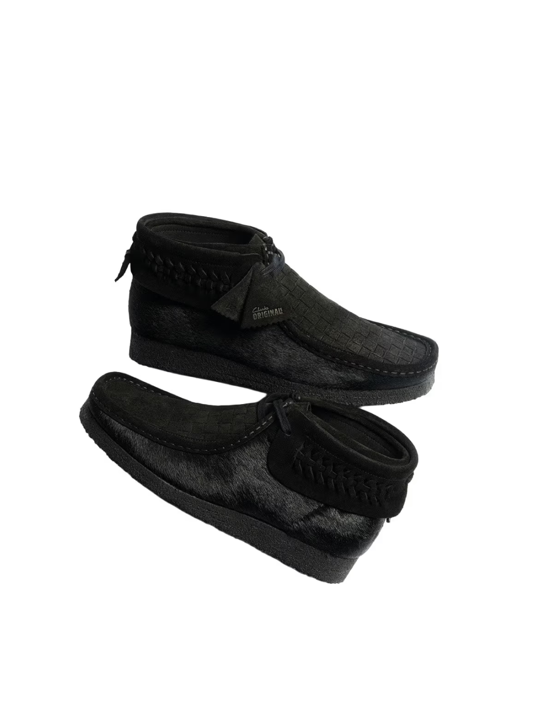 Clarks x Solebox Wallabee Boot Black 착용 스타일 - 2