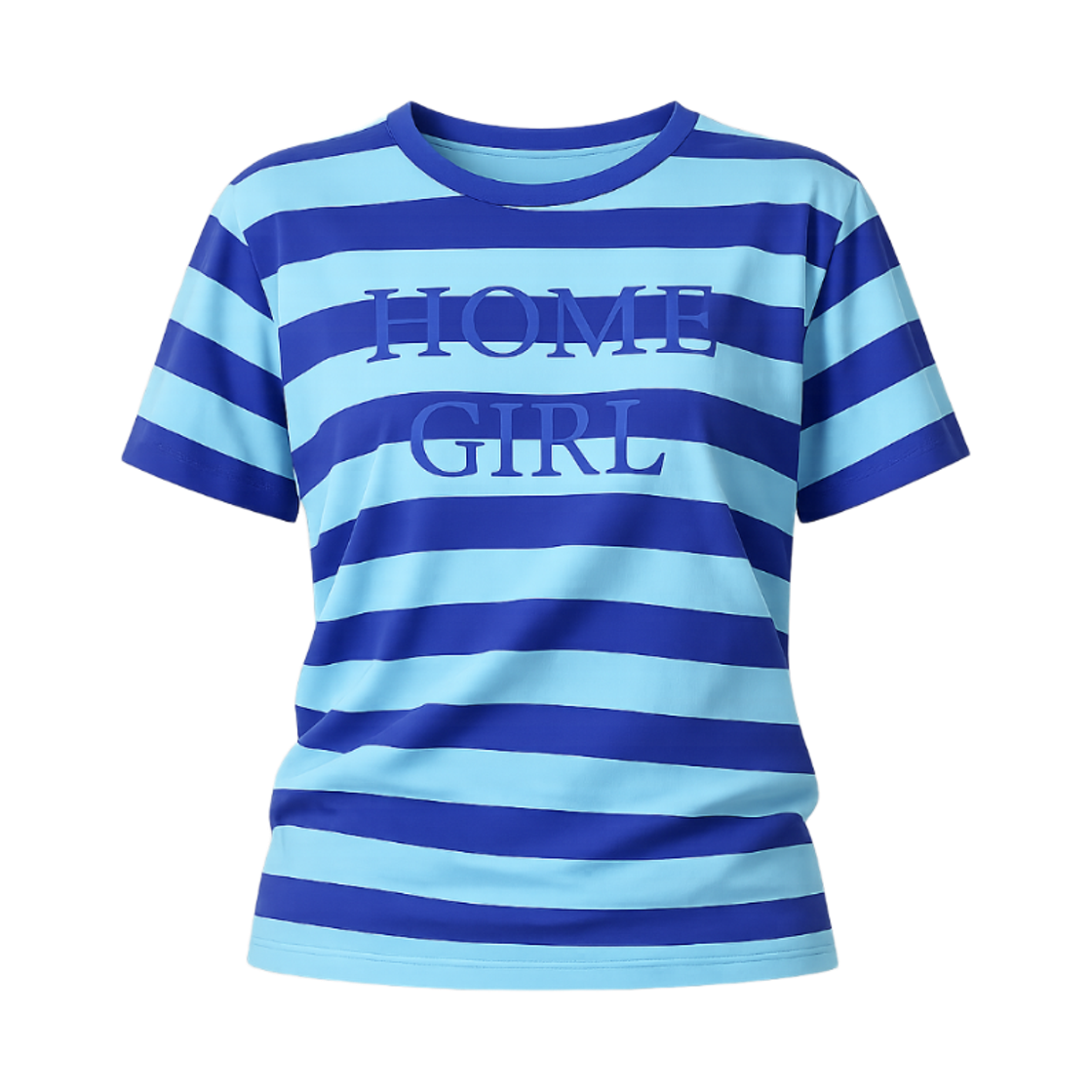 포샤 홈 걸 러브 티셔츠 블루(Posha Home Girl T Shirt Bl)