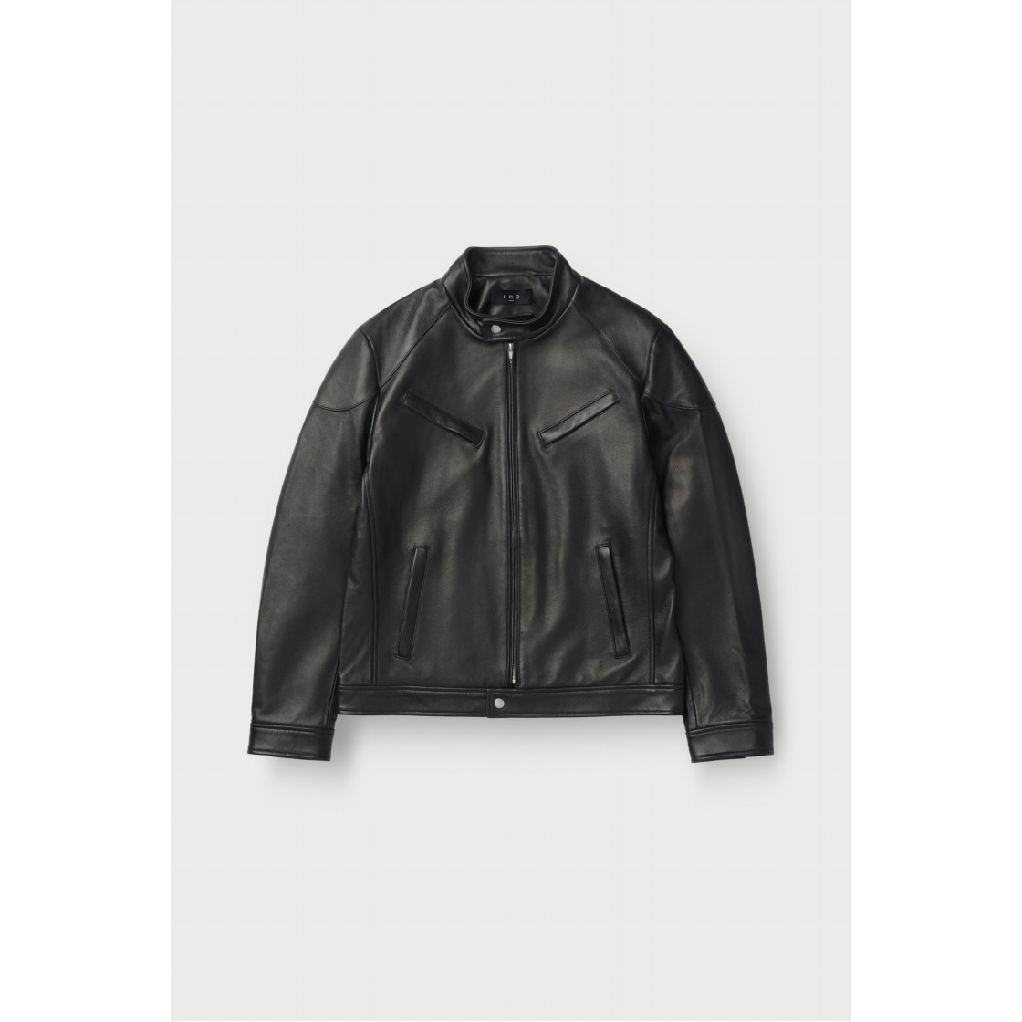 이로 오큘리스 워시드 하이넥 가죽 자켓 블랙(IRO Oculys Washed High-Neck Leather Jacket Black) - 2
