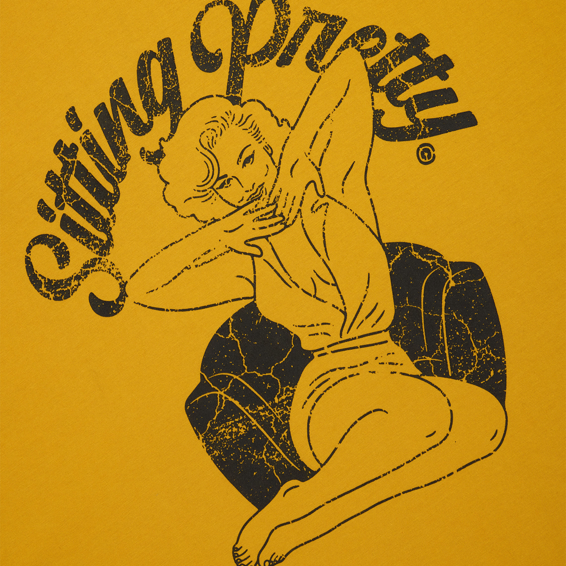 알파 인더스트리 릴랙스드 시팅 프리티 티셔츠 텀블위드(ALPHA INDUSTRIES Relaxed Sitting Pretty Tee Tumbleweed) - 3