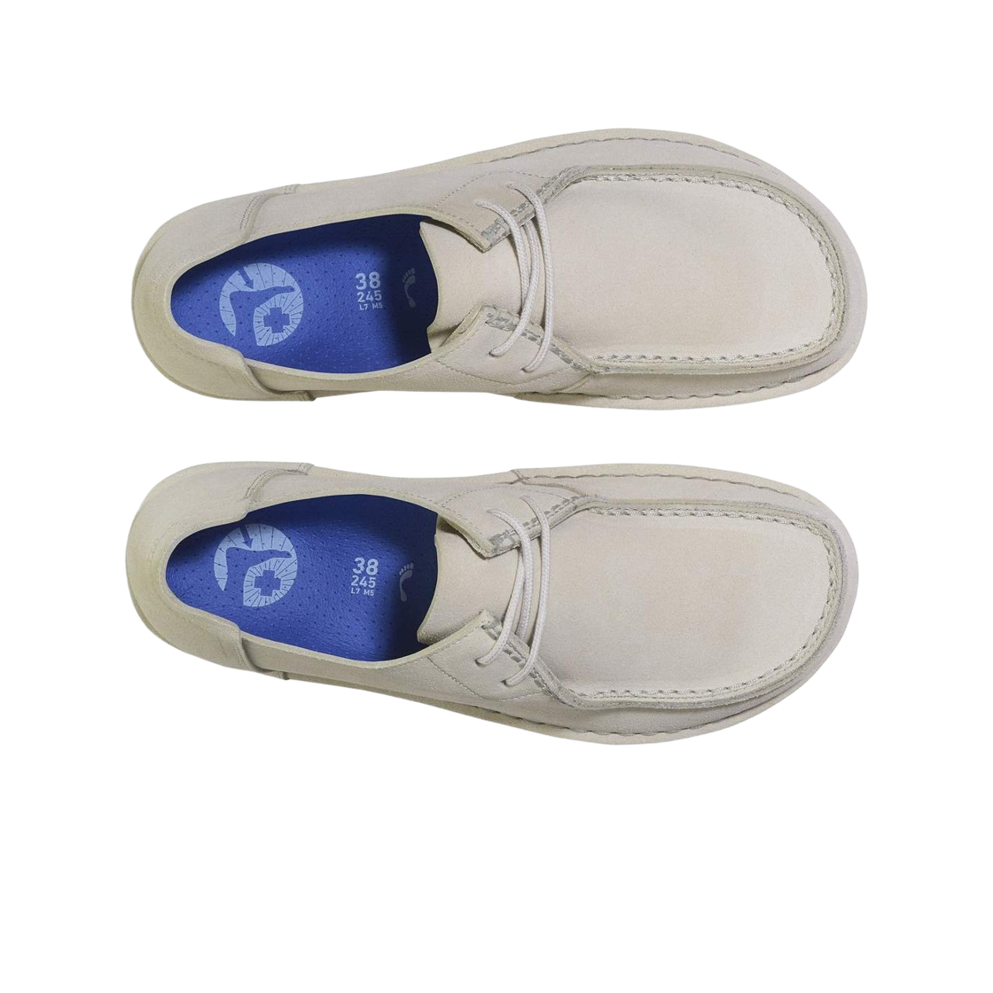 버켄스탁 우티 레이스 스웨이드 레더 앤틱 화이트 - 내로우(Birkenstock Utti Lace Suede Leather Antique White - Narrow) - 2