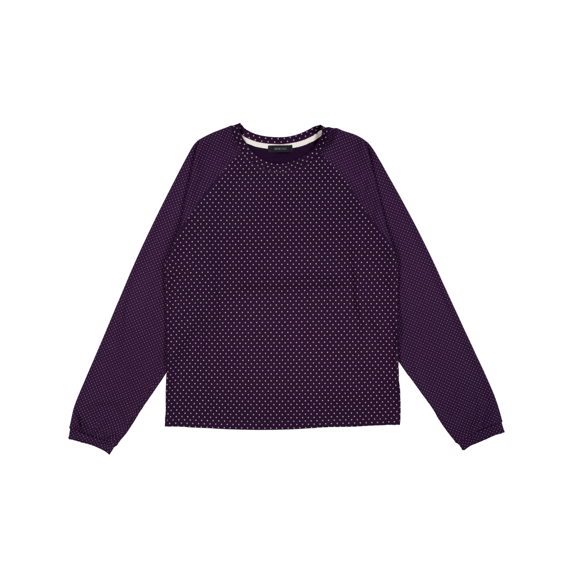 KS6BRTO003PP Kookeesee Candy Dot Raglan Tee Purple