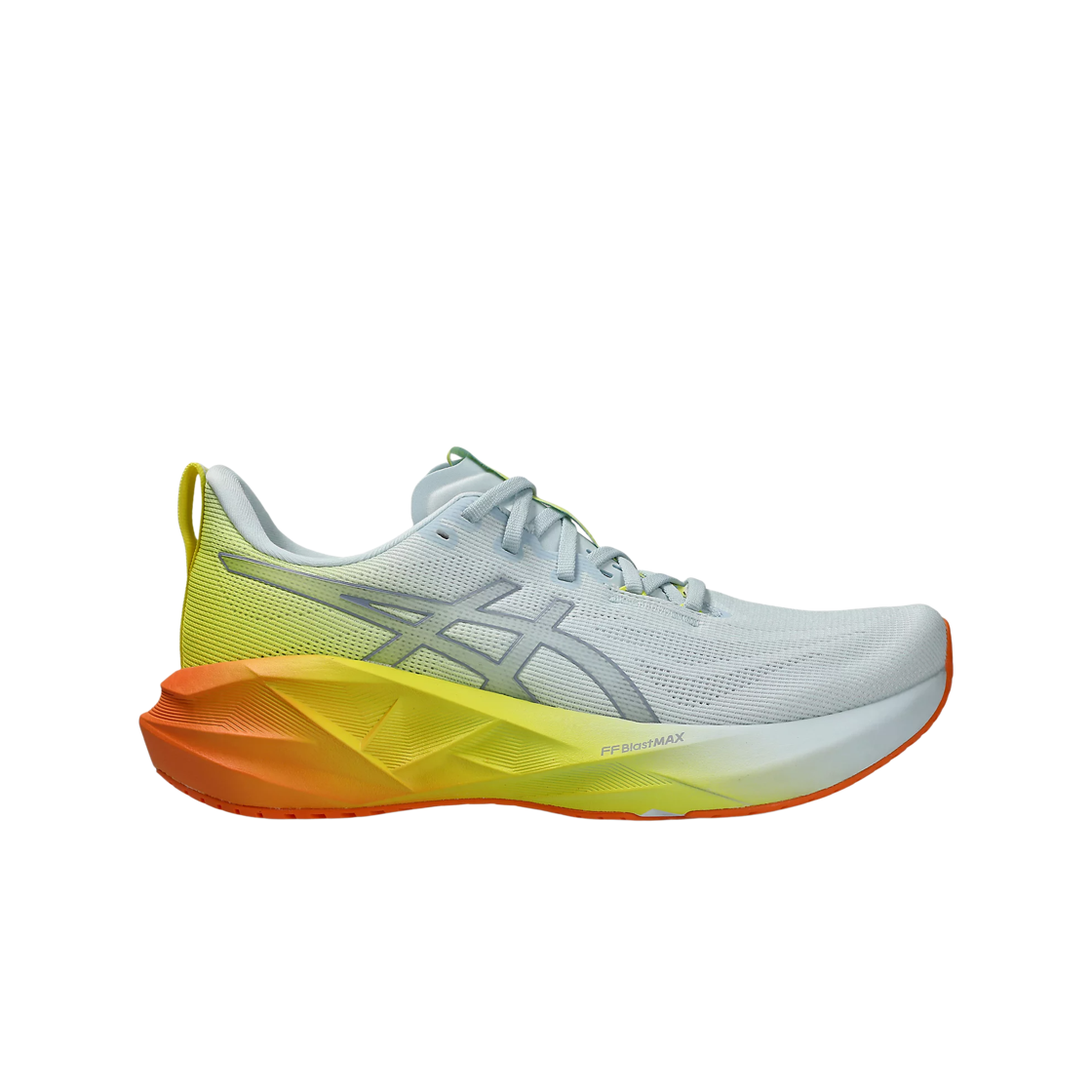 아식스 노바블라스트 5 써니시즐 스카이 레몬 스파크(Asics Novablast 5 Sunny Sizzle Sky Lemon Spark)