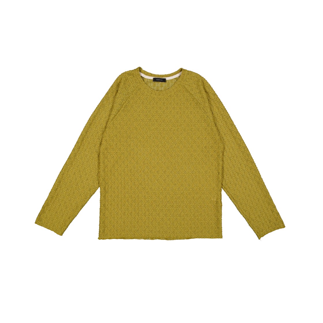 KS6BRTO002OK Kookeesee Crumble Lace Tee Olive Khaki