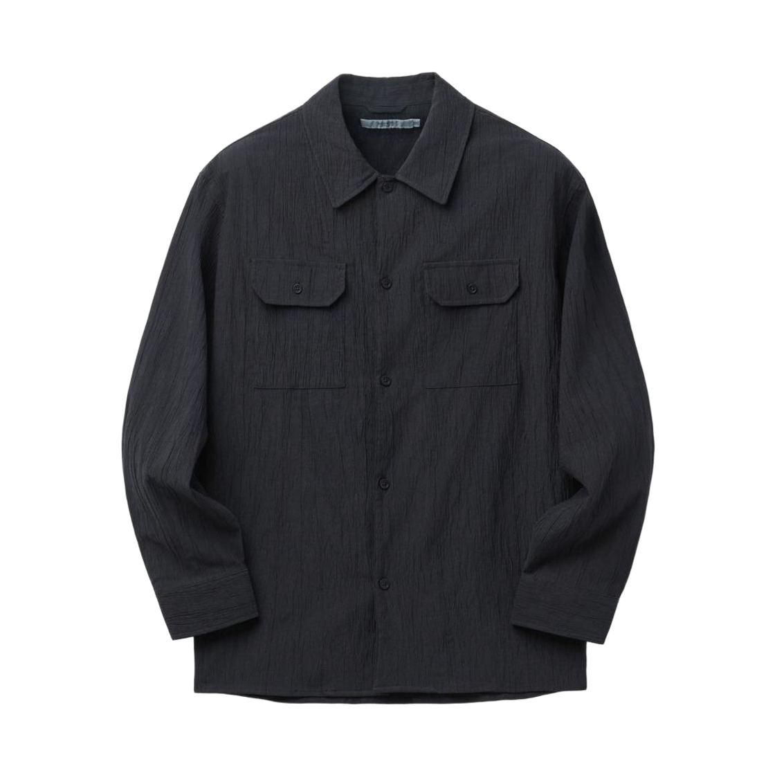 SASFM26311NYD SERIES Crease Long Sleeve Shirt Dark Navy