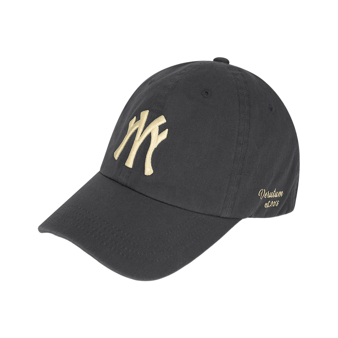 베루툼 VRM 심볼 로고 바이오 워싱 캡 차콜(VERUTUM BC238B VRM Symbol Logo Bio Washing Cap Charcoal)