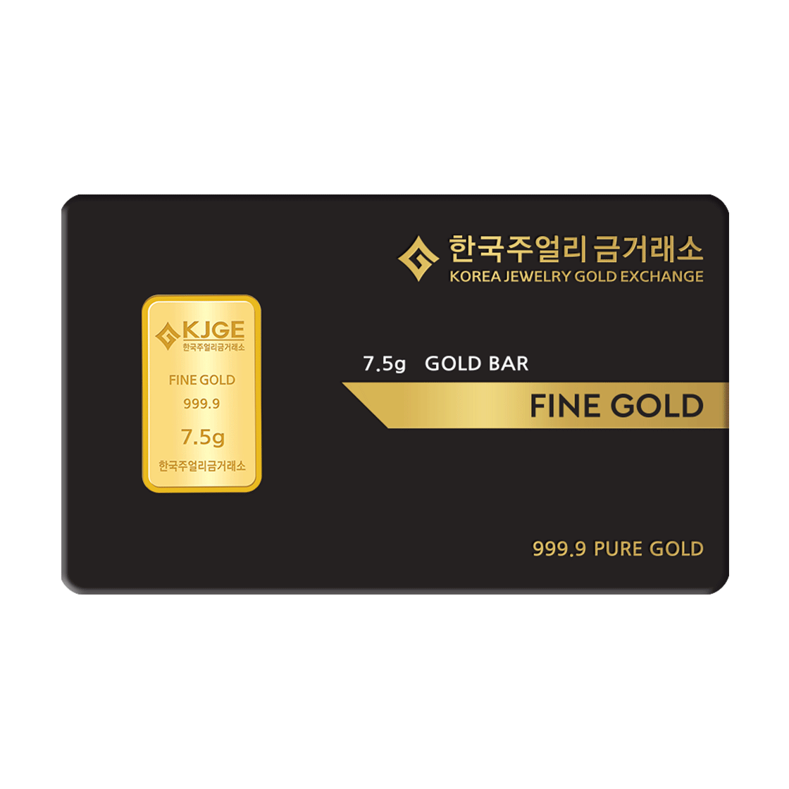 골드팡 24K 순금 시그니처 골드바 7.5g(GOLDPAND 24K Signature Gold Bar 7.5g) - 1