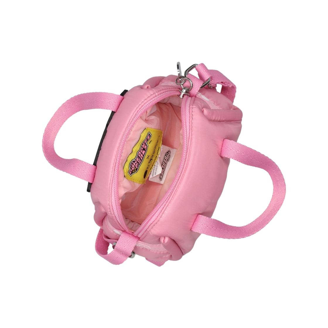 [6%더블적립] 레스포색 파워퍼프걸 핑크 쉬인 퍼프 마이크로 더블 크로스백([6%더블적립] Lesportsac PPG Pink Sheen Puffy Micro Duffel Crossb) - 4