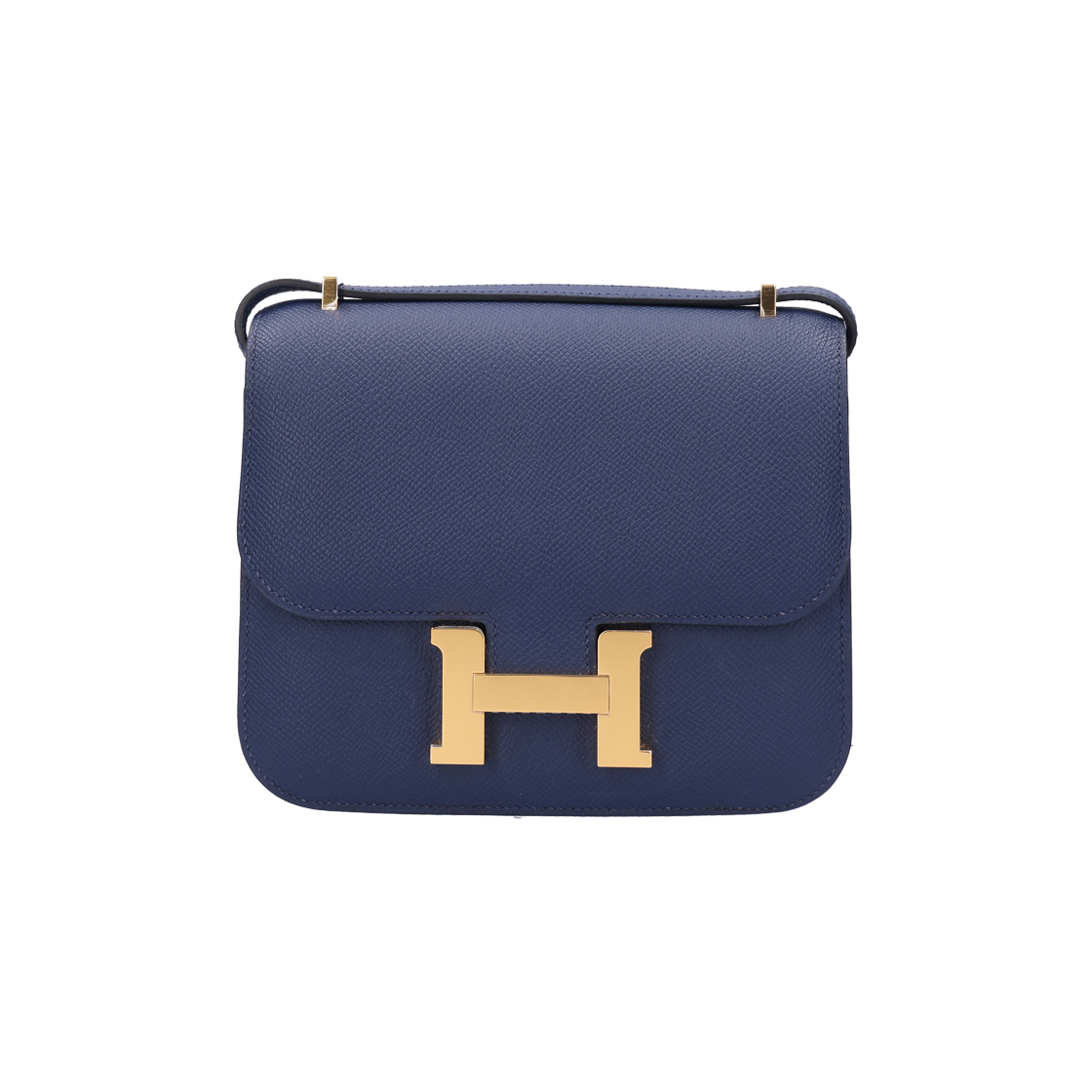에르메스 H083905CC 콘스탄스 18 백 레더 블루 네이비 앱송 금장 B각인(Hermes Constance 18 Bag in Navy Blue Leather with Gold Hardware and B Stamp)