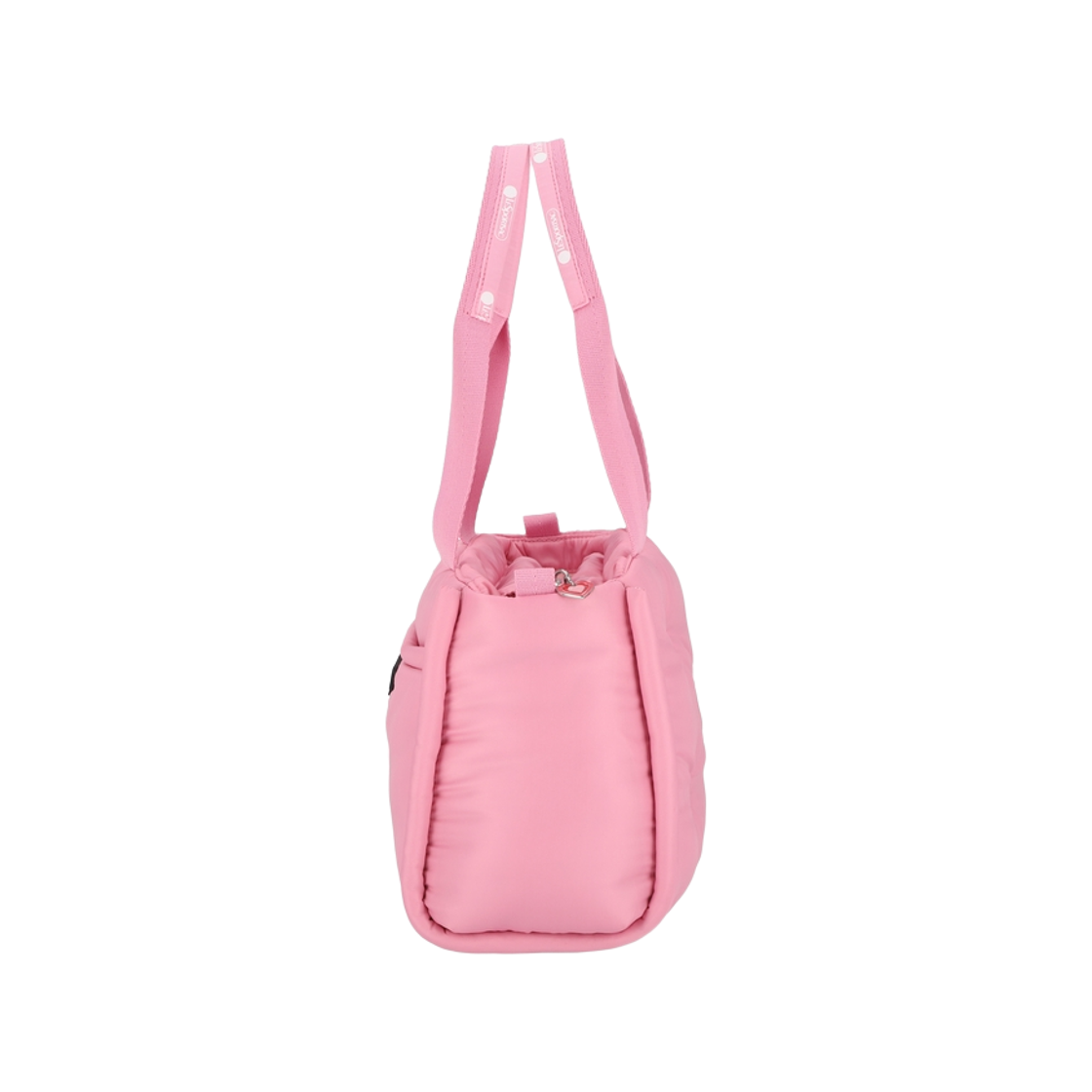 레스포색 파워퍼프걸 핑크 쉬인 퍼피 핸들 토트백(Lesportsac PPG Pink Sheen Puffy Top Handel Tote) - 4