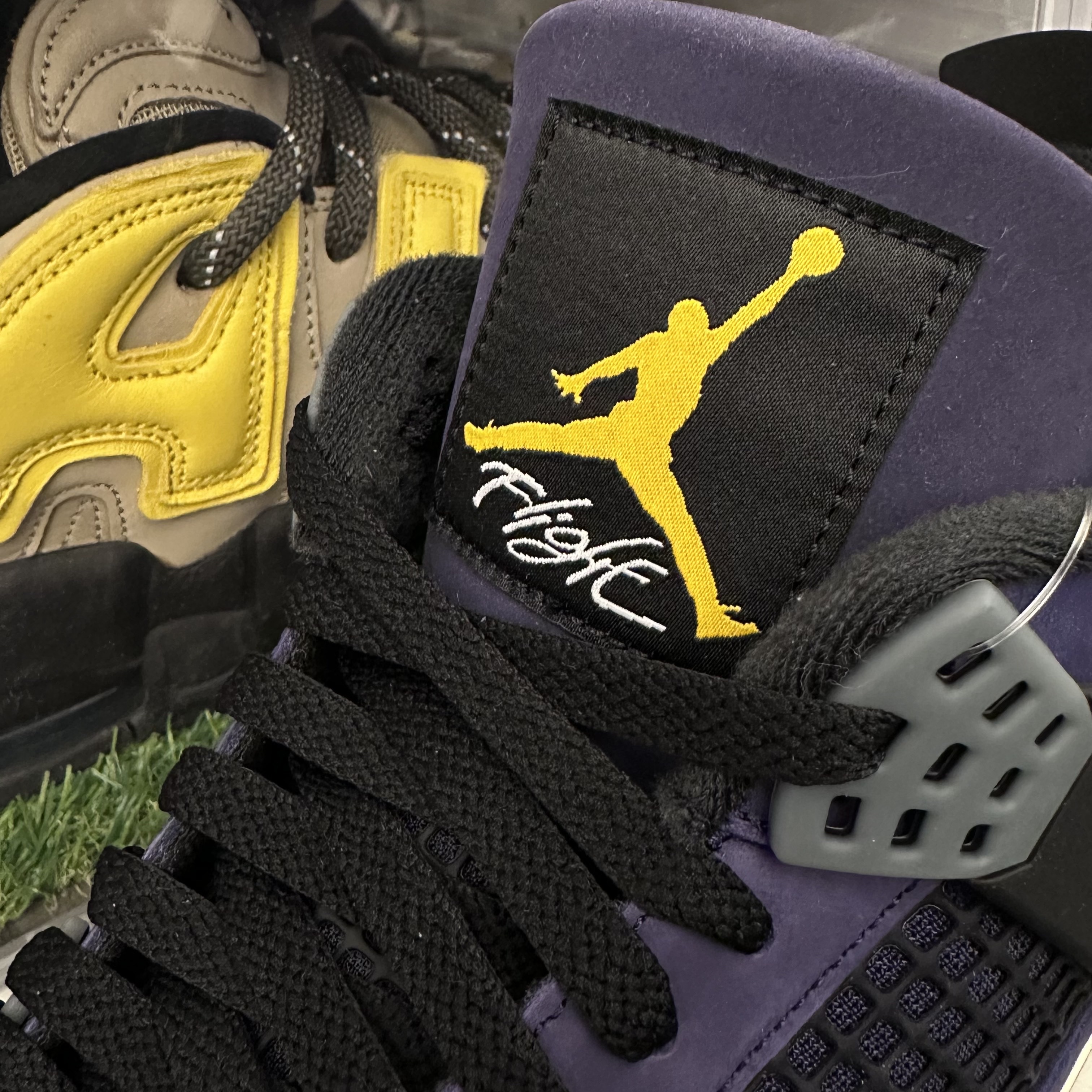 Jordan 4 Retro Imperial Purple 착용 스타일 - 2