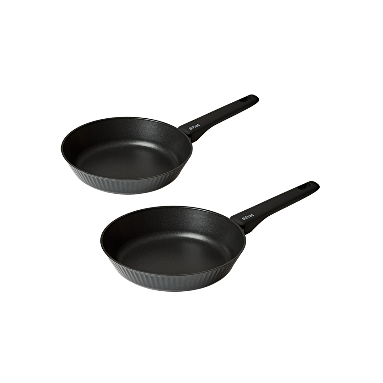 실바트 벨리나 IH 단조 프라이팬 2종 세트(20팬+24팬)(Silvat vellina IH Forging Frying Pan Set of 2 (20 Pan + 24 Pan)) - 2