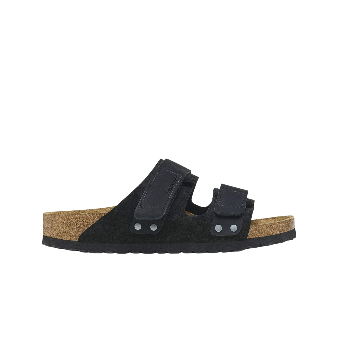 1024832 Birkenstock Uji Nubuck Leather Suede Black - Narrow