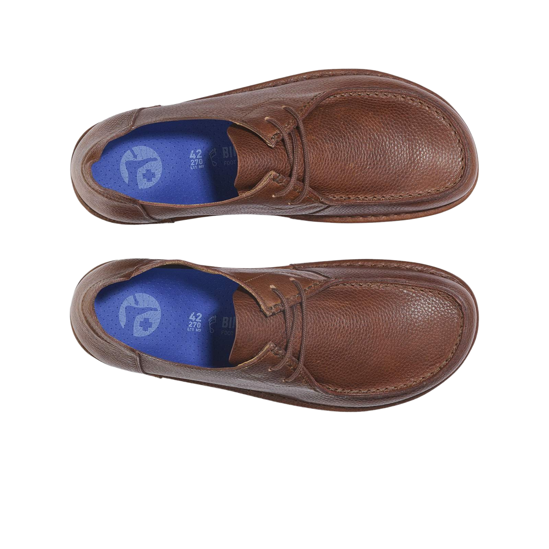 버켄스탁 우티 레이스 내츄럴 레더 로스트 - 내로우(Birkenstock Utti Lace Natural Leather Roast - Narrow) - 2