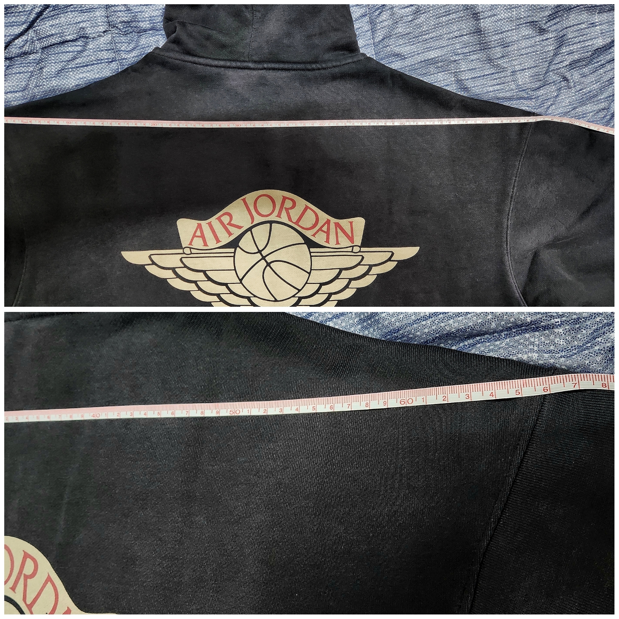 Jordan x Levi's Full Zip Hoodie Black (IM6734-010) 착용 스타일 - 2