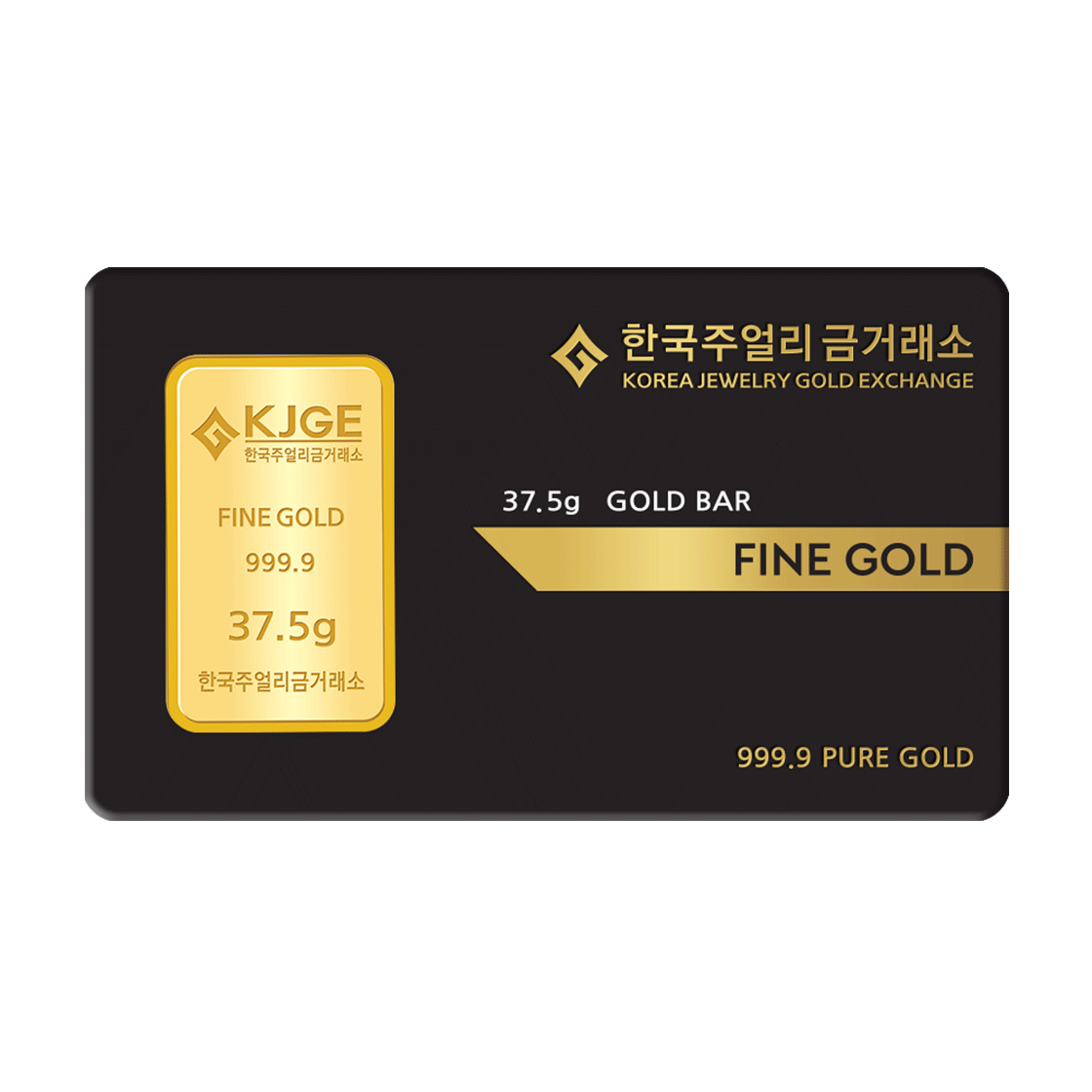 골드팡 24K 순금 시그니처 골드바 37.5g(GOLDPAND 24K Signature Gold Bar 37.5g)