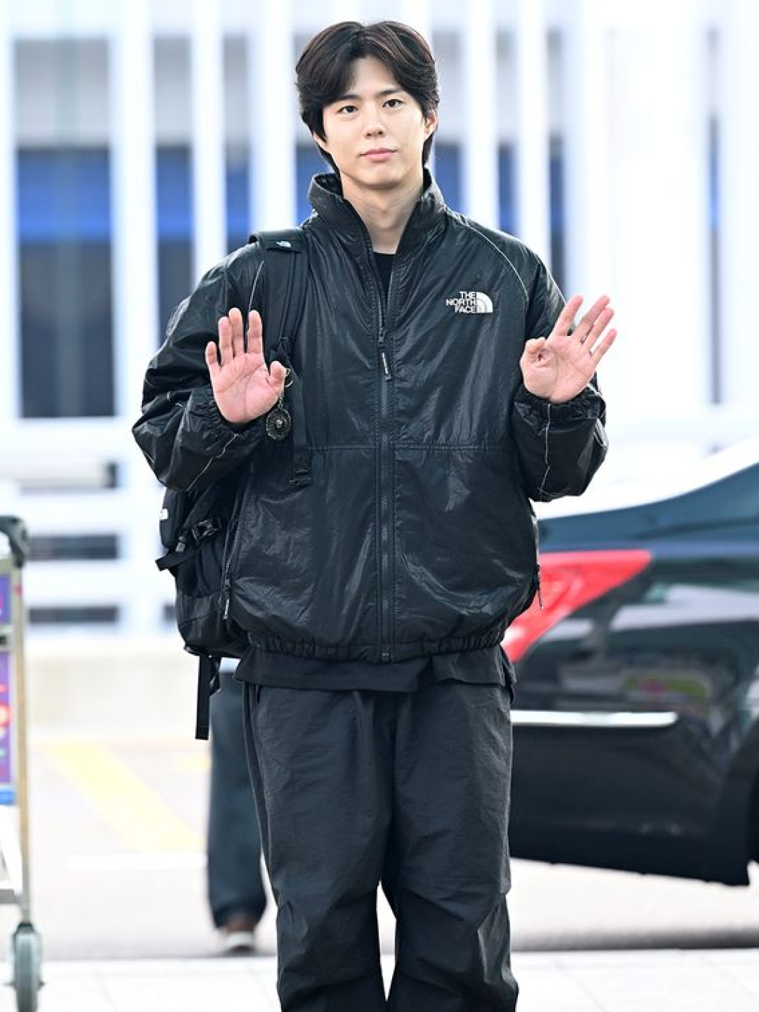 The North Face White Label Novelty Olema Hoodie Black, The North Face Line-X Jacket Gray - 25FW 착용 스타일 - 5