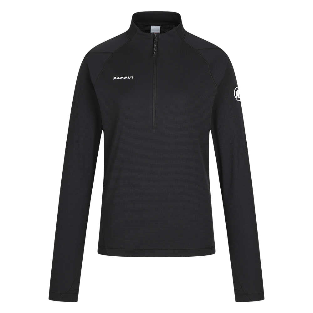 마무트 브리즈드라이 하프짚 롱슬리브 우먼 블랙(MAMMUT Breezedry Half Zip Longsleeve Women Black) - 1