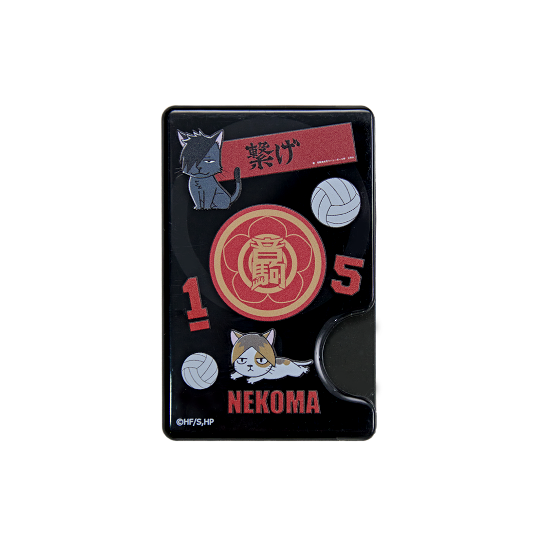댄꼼마 x 하이큐 네코마 맥세이프 카드케이스(DANCOMMA × Haikyu!! Nekoma High School MagSafe Card Case)