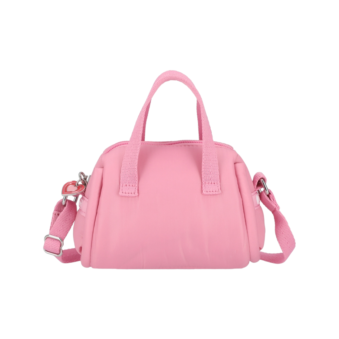 레스포색 파워퍼프걸 핑크 쉬인 퍼프 마이크로 더블 크로스백(Lesportsac PPG Pink Sheen Puffy Micro Duffel Crossb)