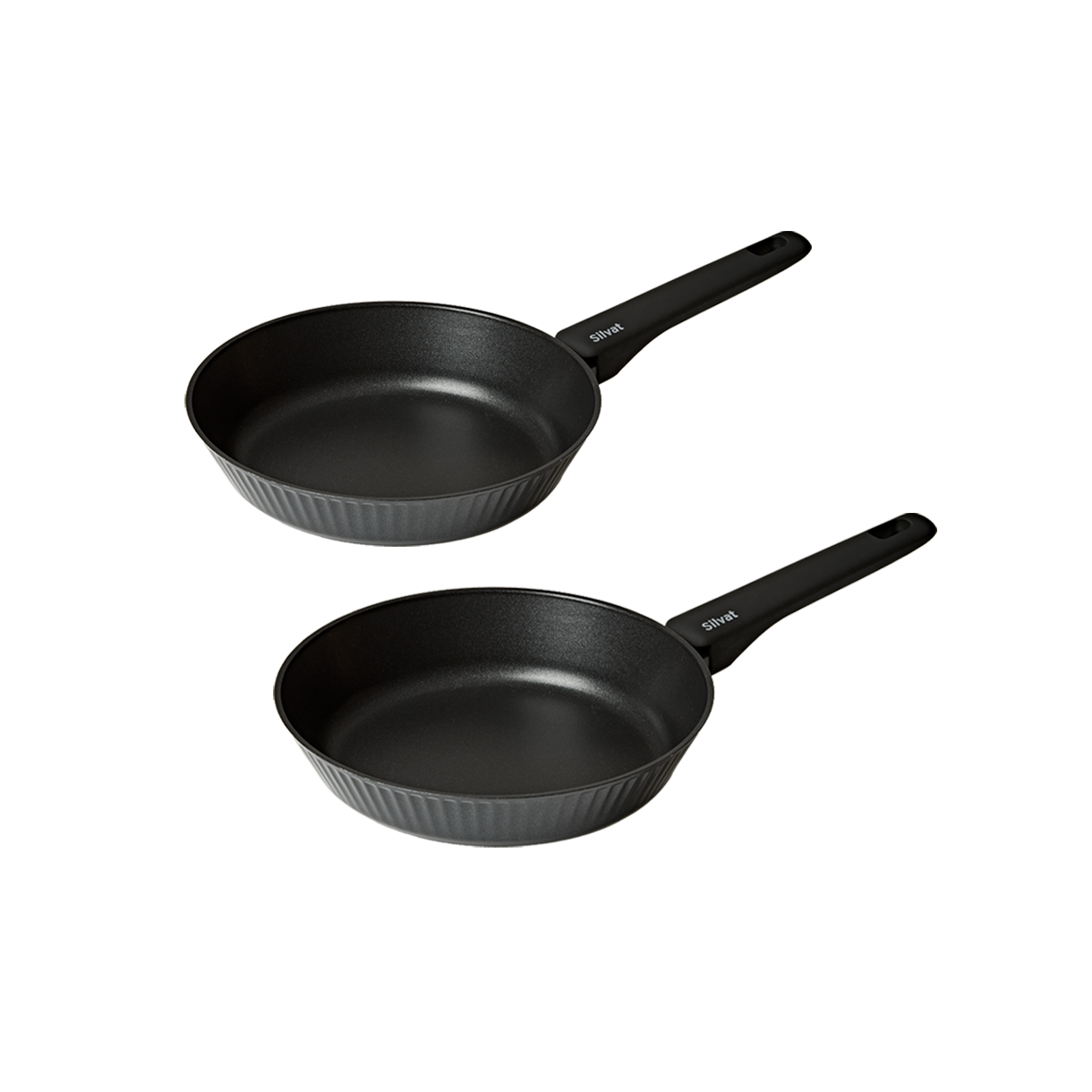 실바트 벨리나 IH 단조 프라이팬 2종 세트(24팬+28팬)(Silvat vellina IH Forging Frying Pan Set of 2 (24 Pan + 28 Pan)) - 2